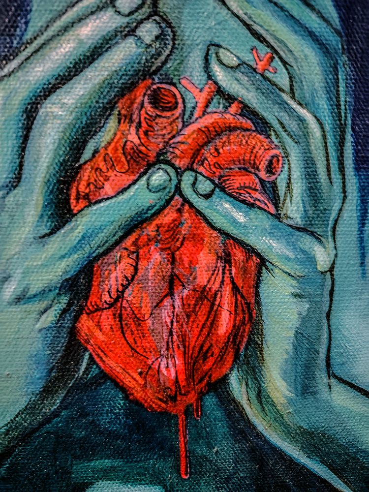 Editions d'art de Carlos Olmo a pour titre Heartless style figuratif dim : Carlos Olmoprix:900