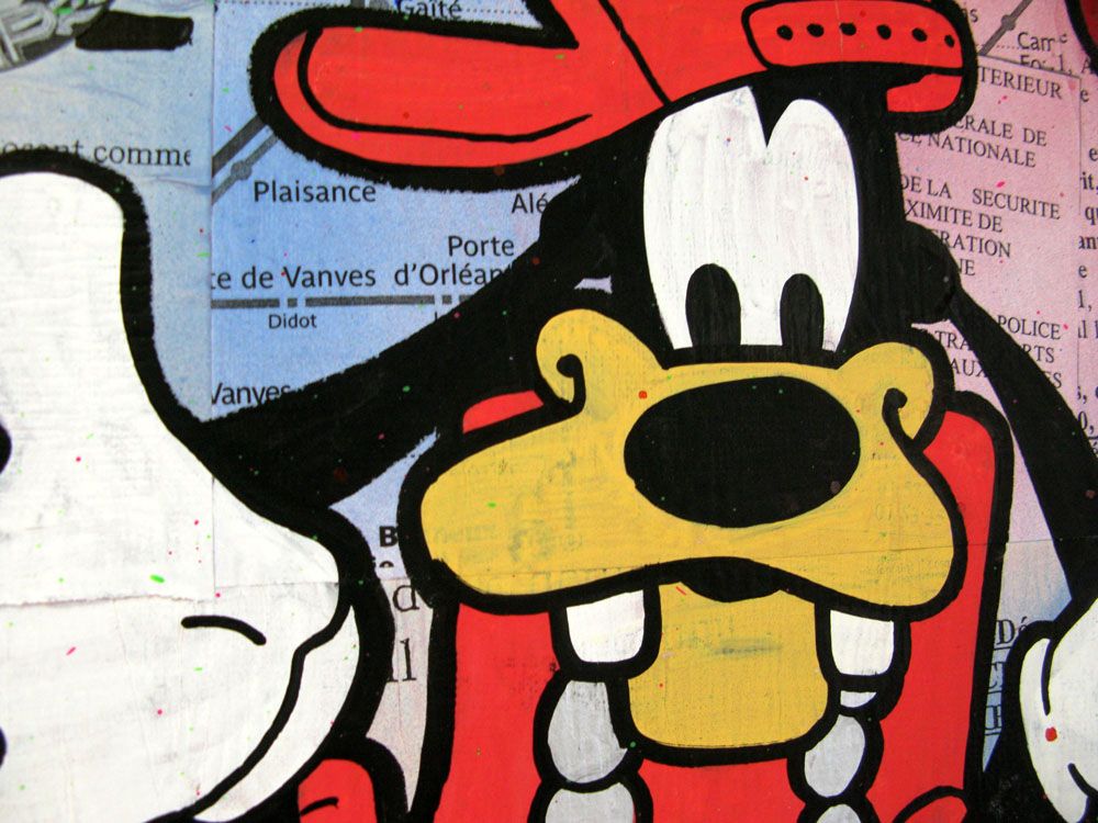 Tableau de KENY a pour titre Hip Hop style graffiti, street art dim : KENYprix:450