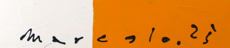 Tableau de MARCELLO CID SAINT JEAN a pour titre Le monde imaginaire style abstrait dim : MARCELLO CID SAINT JEANprix:850