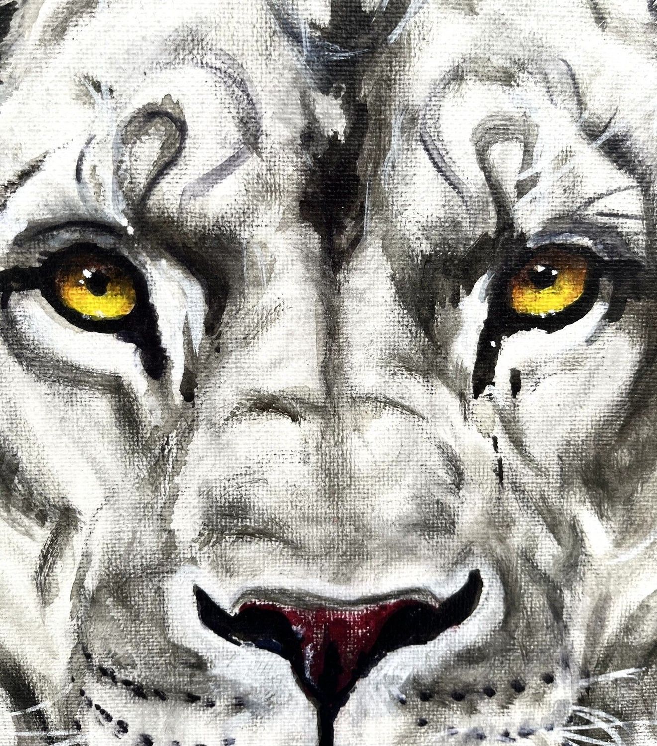 Tableau de ART HM a pour titre Lion style figuratif, graphique dim : ART HMprix:300
