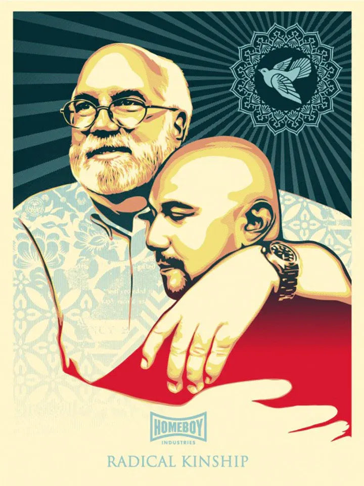 Lithographie moyen format Radical kinship – OBEY : SHEPARD FAIREY – 46 × 61 cm