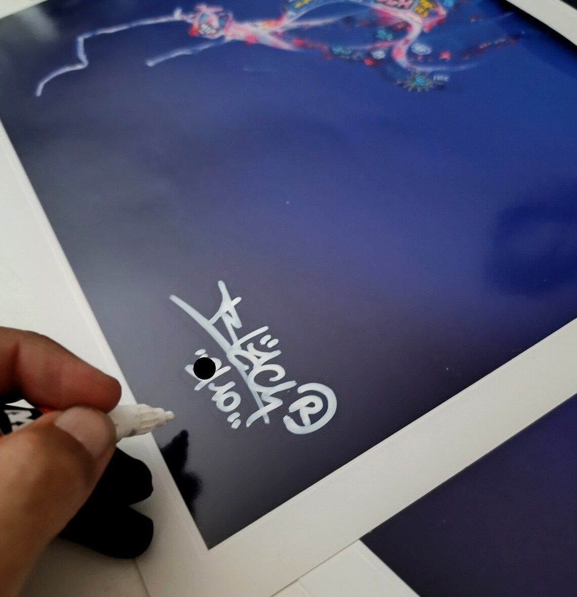 Editions d'art de BLACH a pour titre Meduse style street art dim : BLACHprix:100