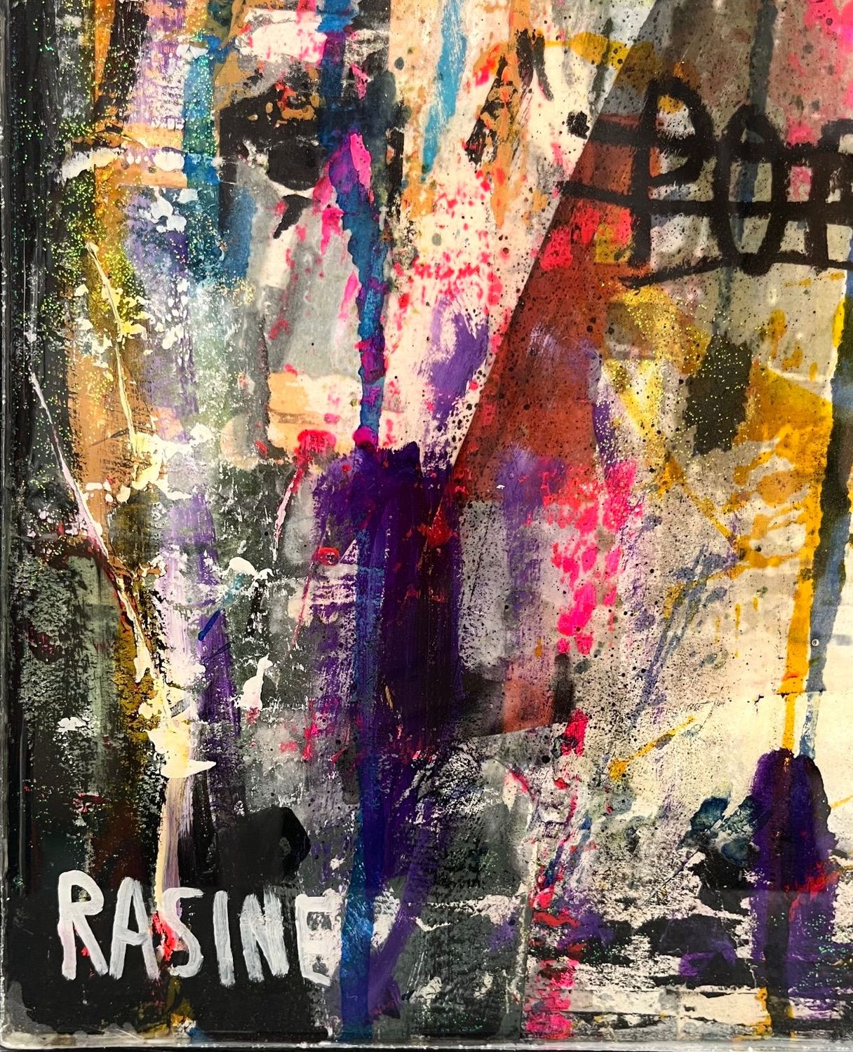 Tableau de THIERRY RASINE a pour titre My sweet Prince style street pop art dim : THIERRY RASINEprix:1400