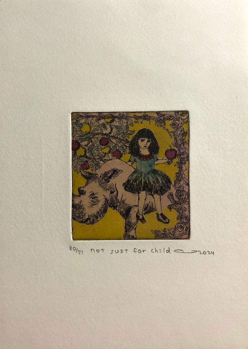 Editions d'art de ATSUKO ISHII a pour titre not just for child style figuratif dim : ATSUKO ISHIIprix:40