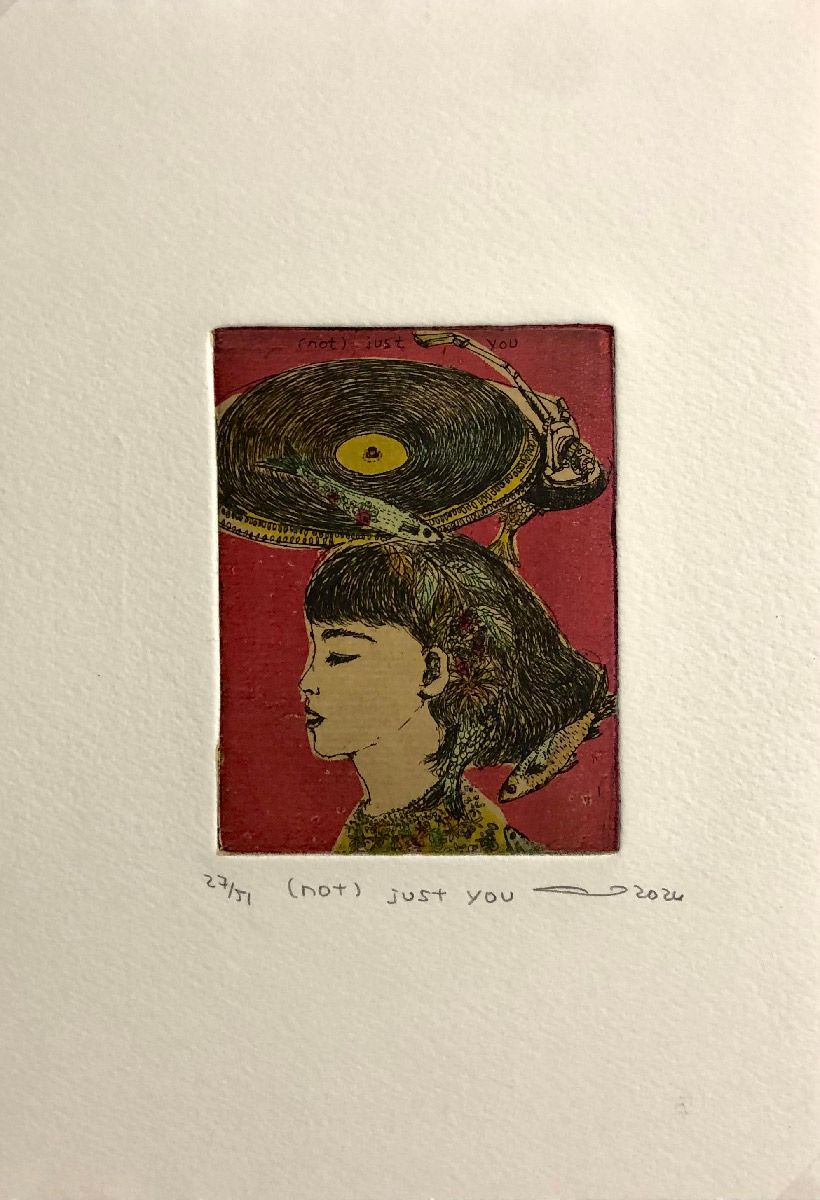 Editions d'art de ATSUKO ISHII a pour titre (not) just you style figuratif dim : ATSUKO ISHIIprix:40
