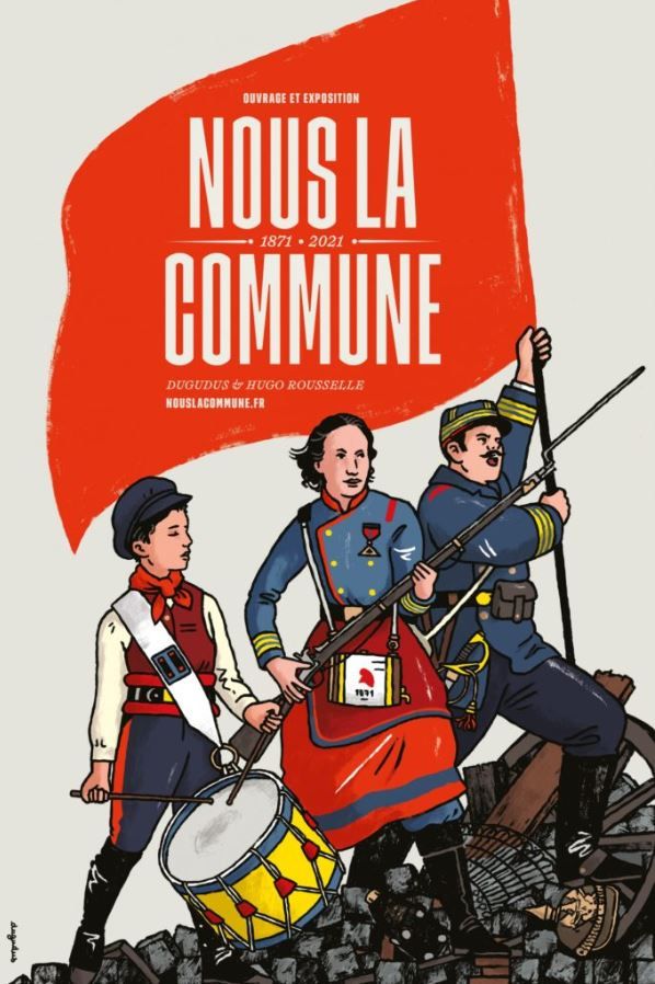 Editions d'art de DUGUDUS a pour titre NOUS LA COMMUNE style figuratif dim : DUGUDUSprix:80