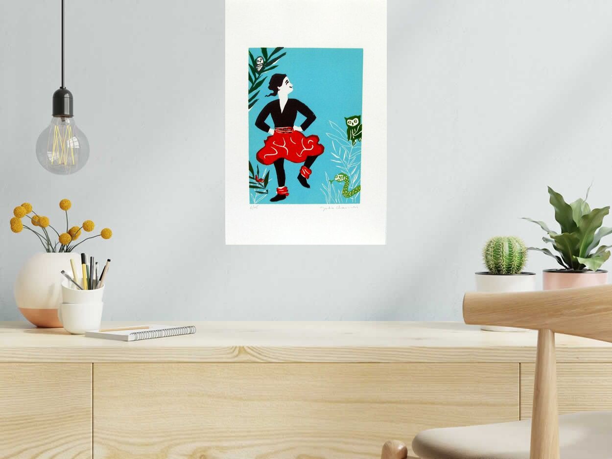 Dessin de JULIA CHAUSSON a pour titre MA POMME style figuratif dim : JULIA CHAUSSONprix: