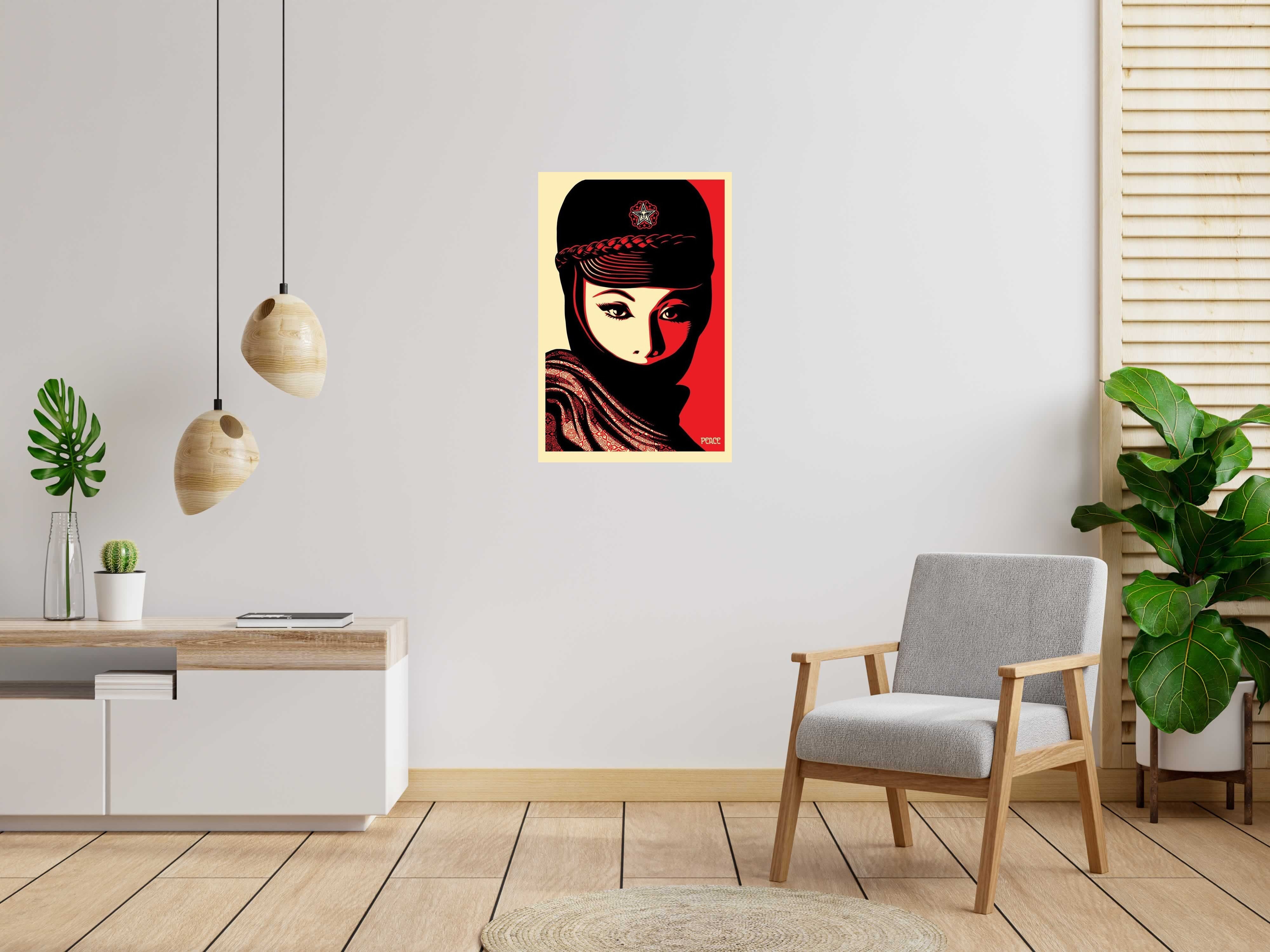 Editions d'art de OBEY : SHEPARD FAIREY a pour titre MUJER FATALE style street pop art, graphique dim : OBEY : SHEPARD FAIREY prix:190