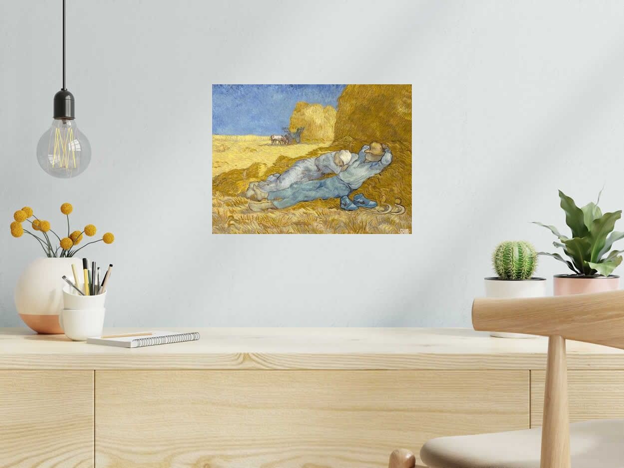 Editions d'art de SHUZ a pour titre VAN GOGH X JORDAN style figuratif dim : SHUZprix:40