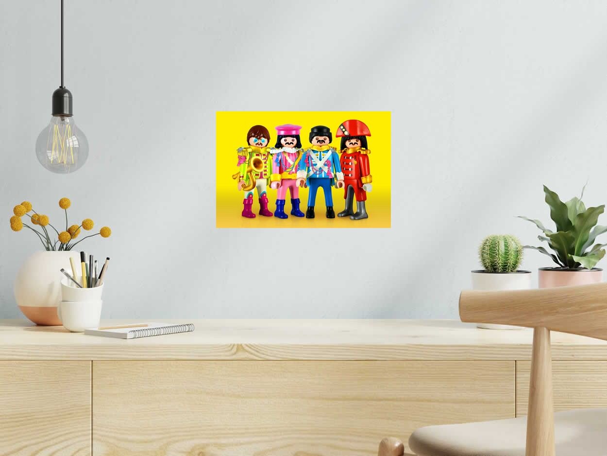 Photo de RICHARD UNGLIK a pour titre SERGENT PEPPER style street pop art dim : RICHARD UNGLIKprix:60