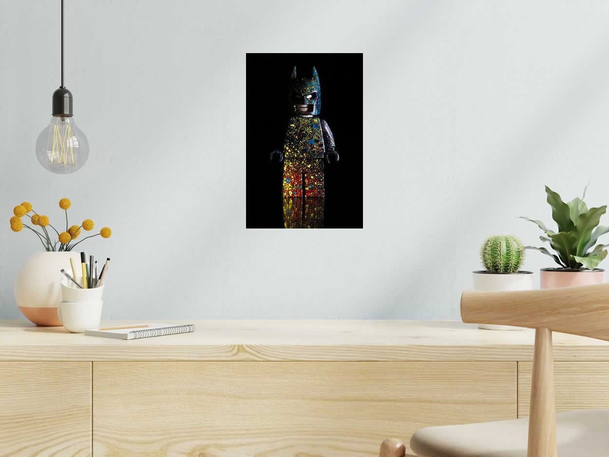 Photo de SAMSOFY a pour titre BATMAN SPLASH style street pop art dim : SAMSOFYprix:60
