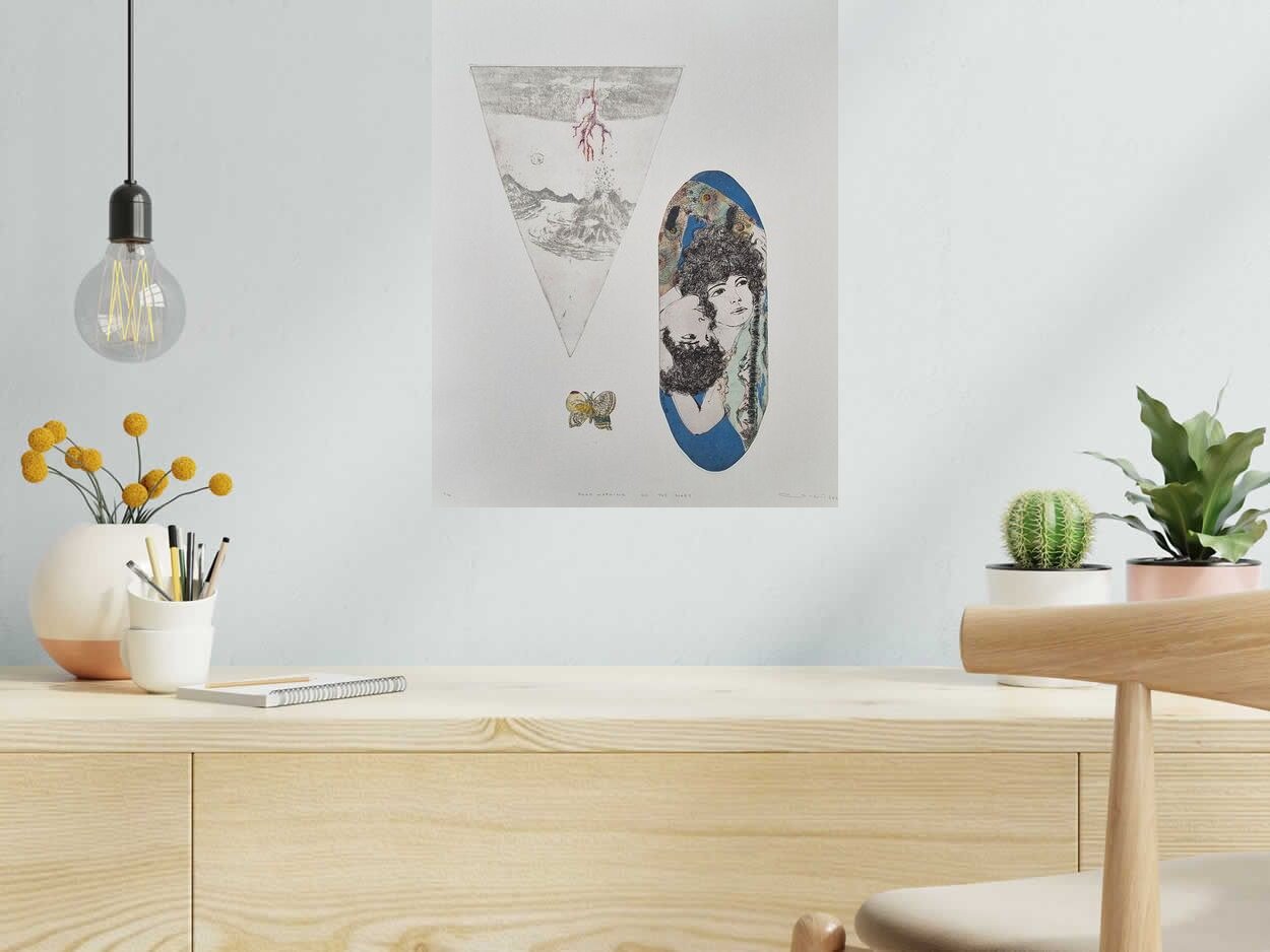 Editions d'art de ATSUKO ISHII a pour titre GOOD MORNING ON THE MARS style figuratif dim : ATSUKO ISHIIprix:250