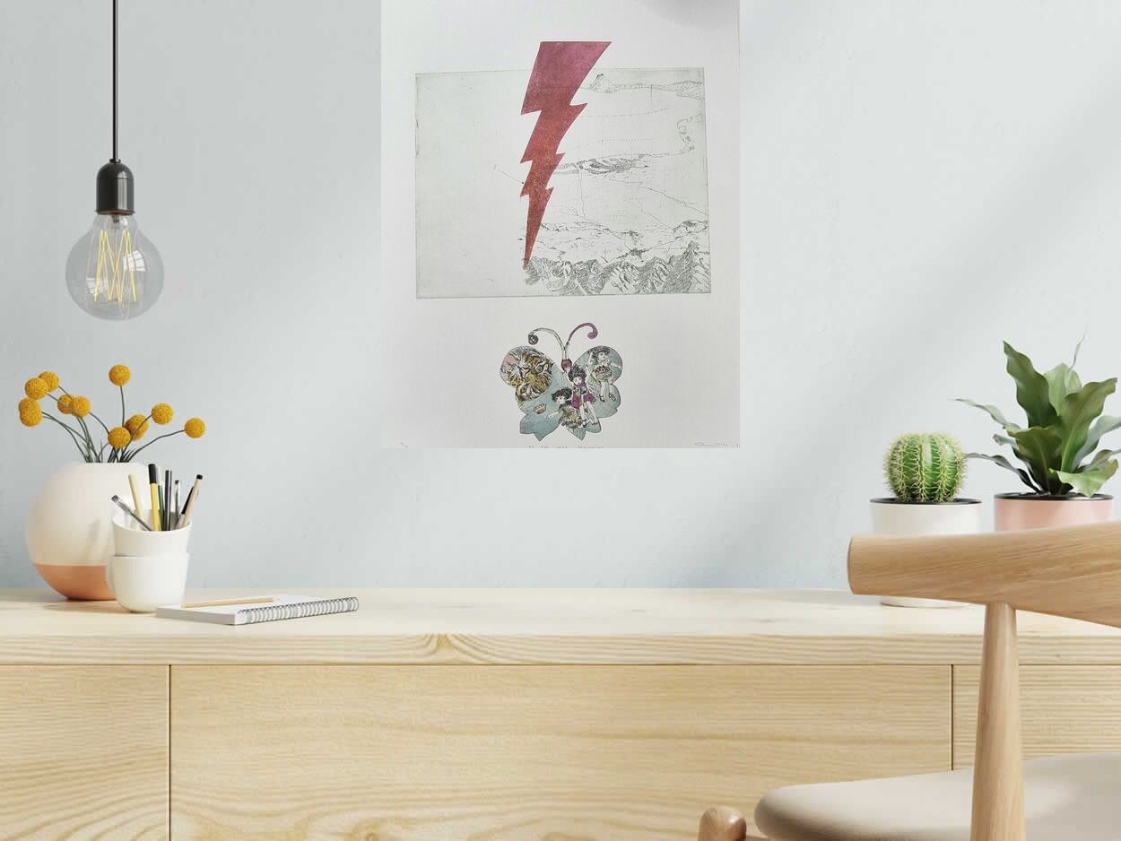 Editions d'art de ATSUKO ISHII a pour titre AT THE VERY BEGINNING style figuratif dim : ATSUKO ISHIIprix:250