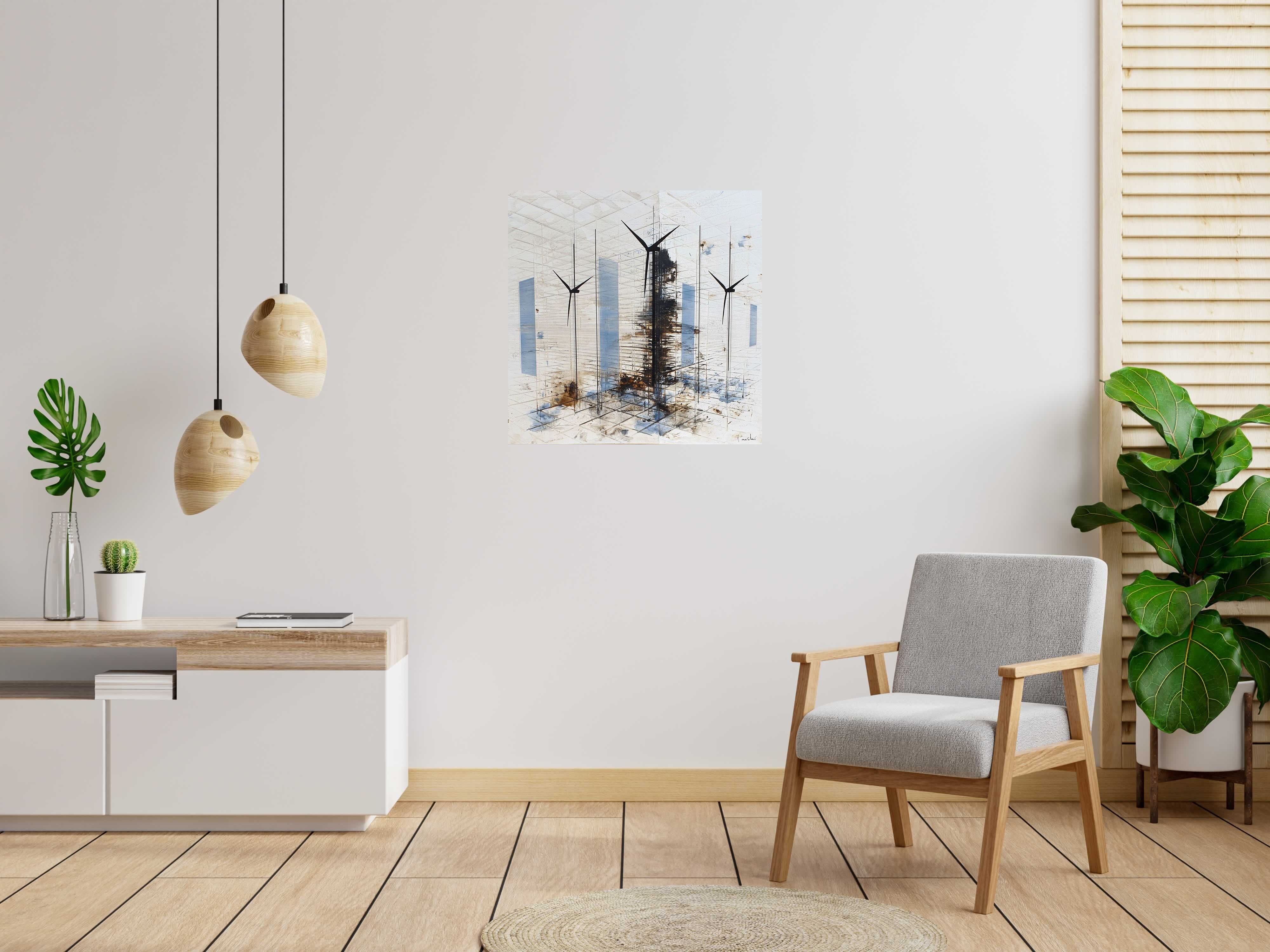 Tableau de LUDOVIC MERCHER a pour titre ENERGY style abstrait dim : LUDOVIC MERCHERprix:750