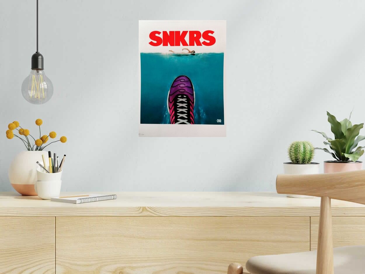 Editions d'art de SHUZ a pour titre SNKRS style figuratif dim : SHUZprix:40