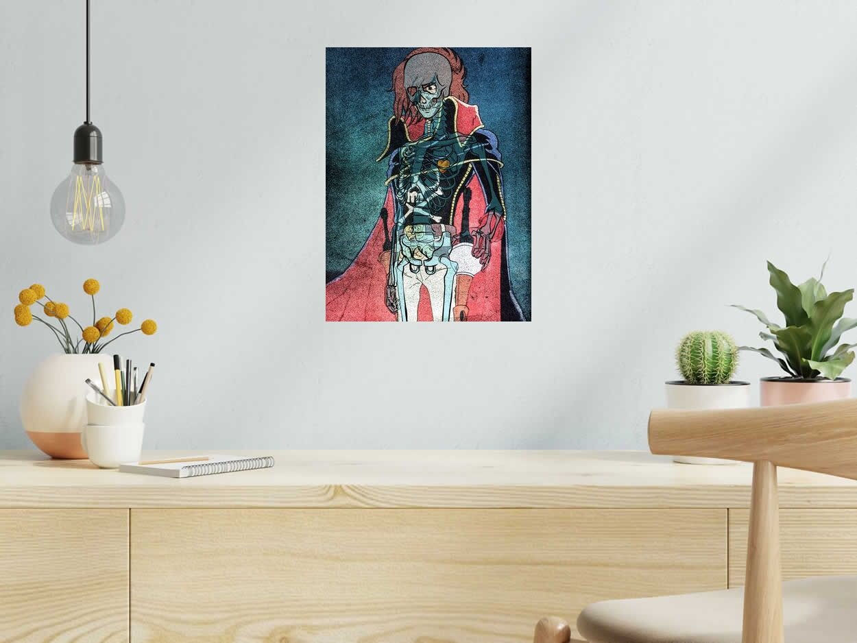 Editions d'art de Carlos Olmo a pour titre Albator style figuratif dim : Carlos Olmoprix:60