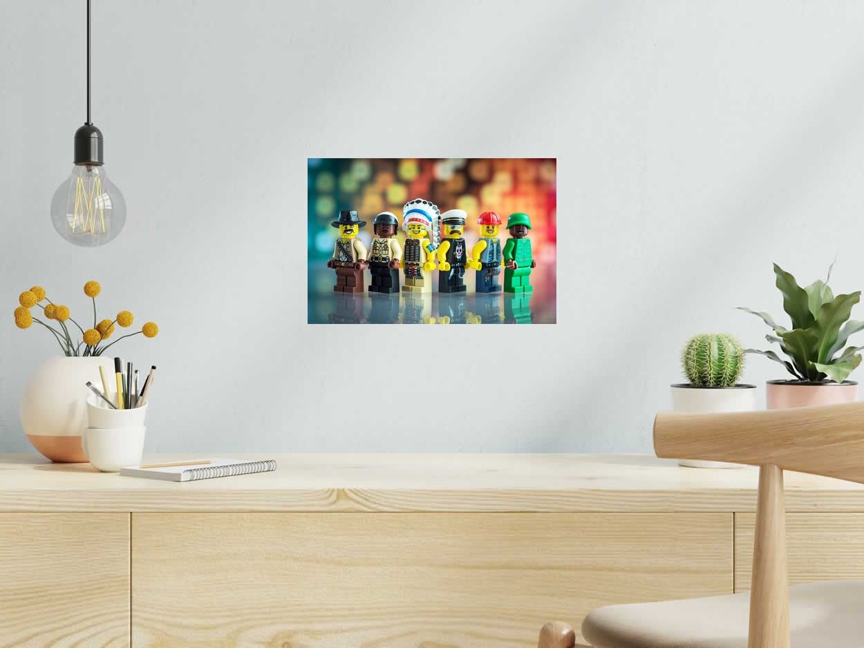 Photo de SAMSOFY a pour titre VILLAGE PEOPLE style graphique dim : SAMSOFYprix:60
