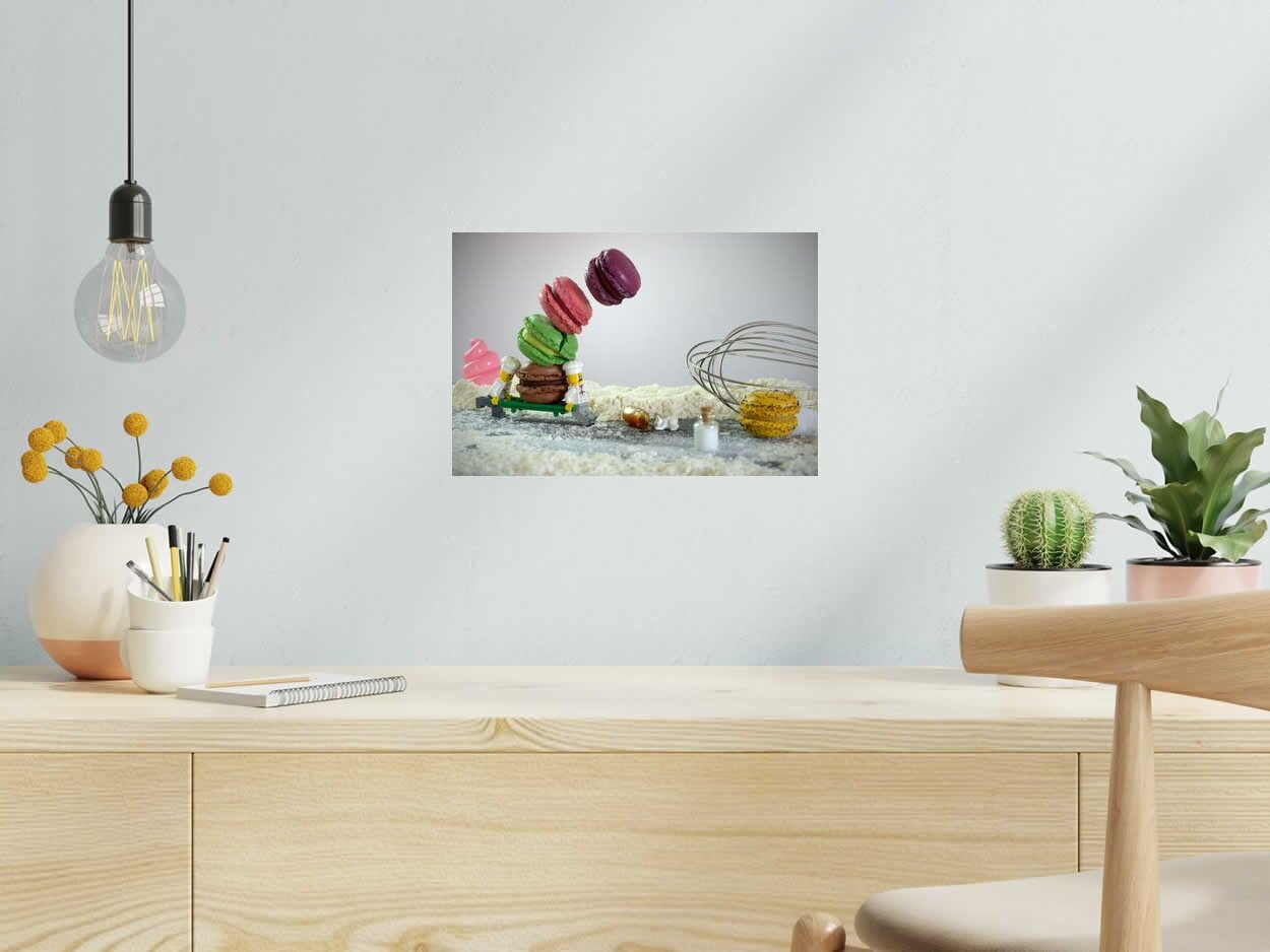 Photo de SAMSOFY a pour titre MACARONS style graphique dim : SAMSOFYprix:60