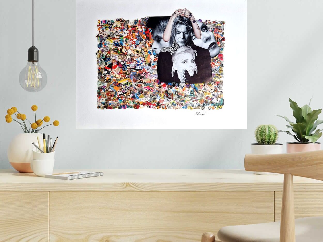 Editions d'art de FLOREPEA a pour titre Bodebbie style graphique dim : FLOREPEAprix:350