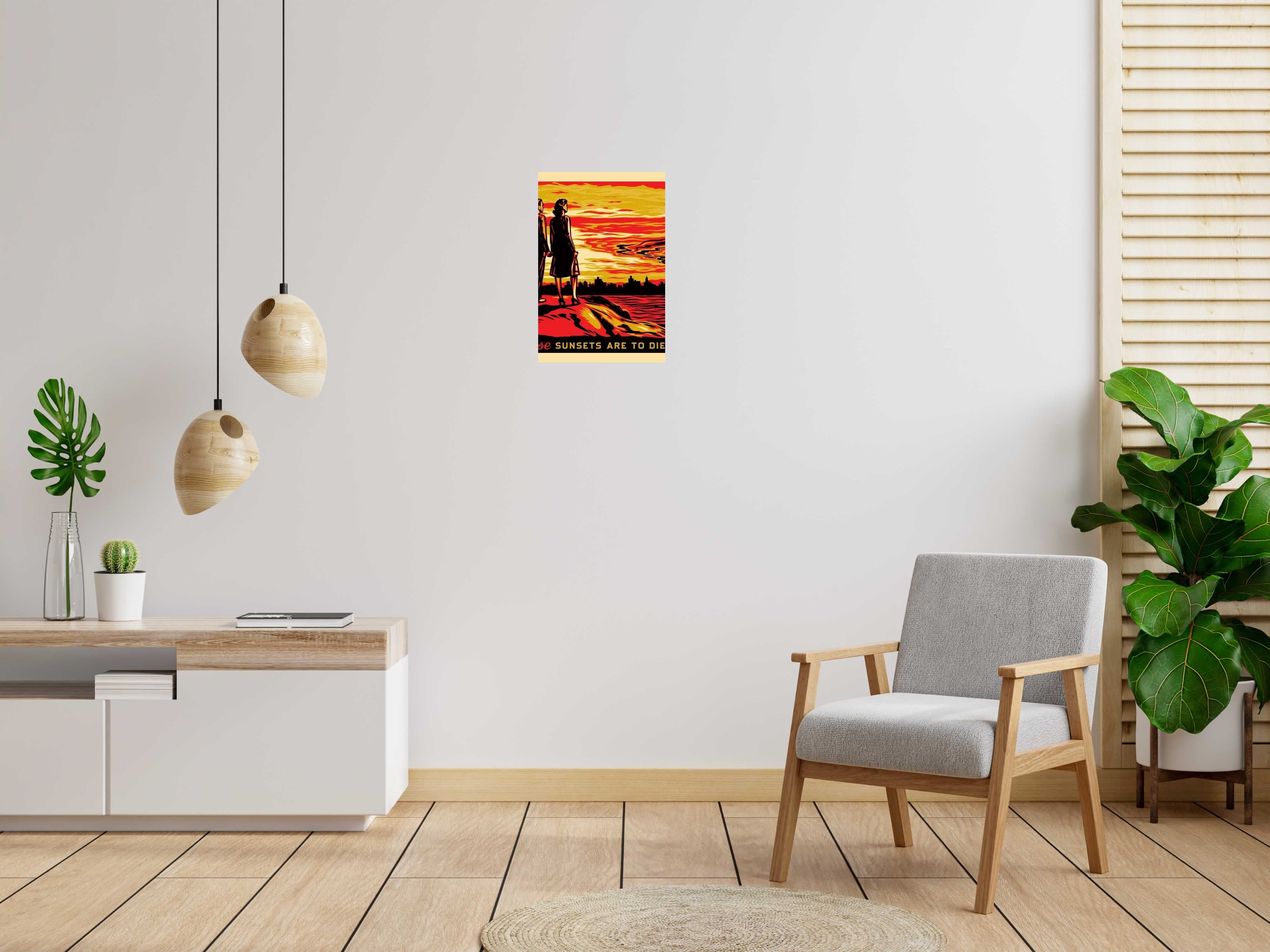 Editions d'art de OBEY : SHEPARD FAIREY a pour titre These Sunsets Are To Die For! style street pop art dim : OBEY : SHEPARD FAIREY prix:100