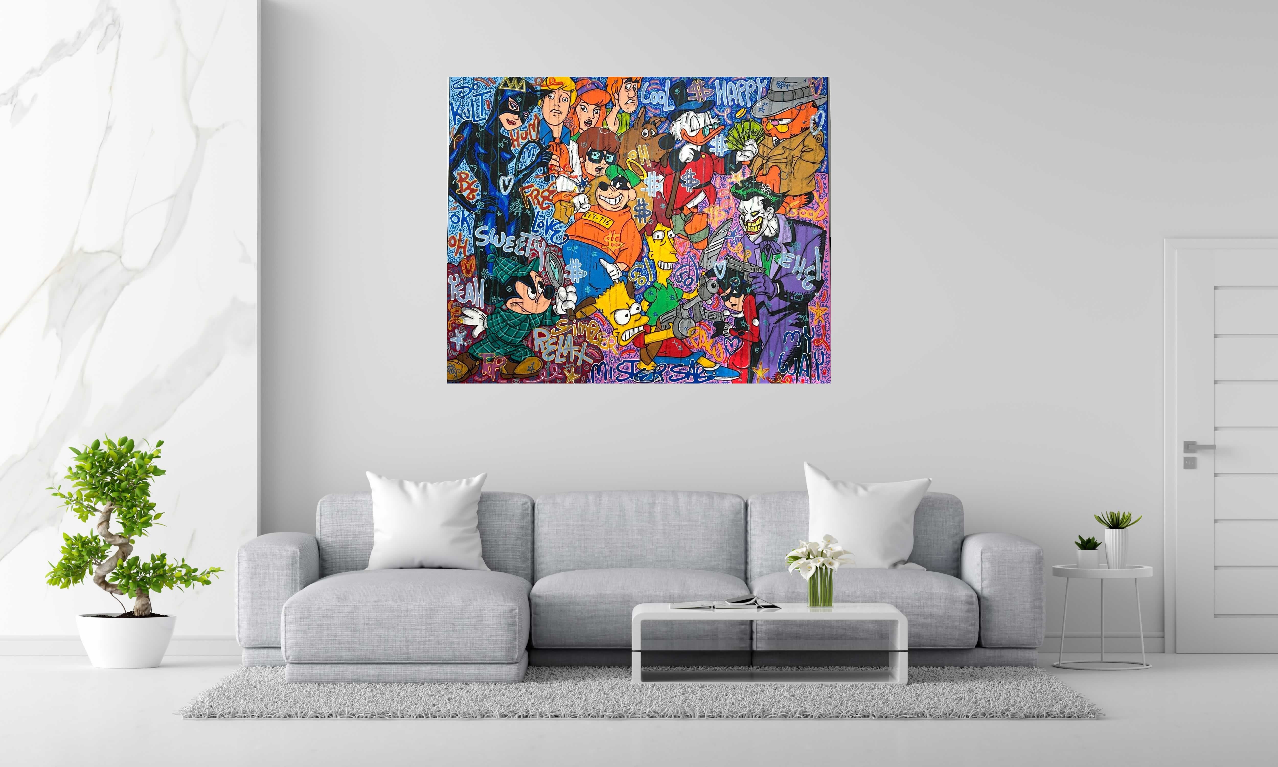 Tableau de RICO SAB a pour titre So kult $ style street pop art dim : RICO SABprix:1650