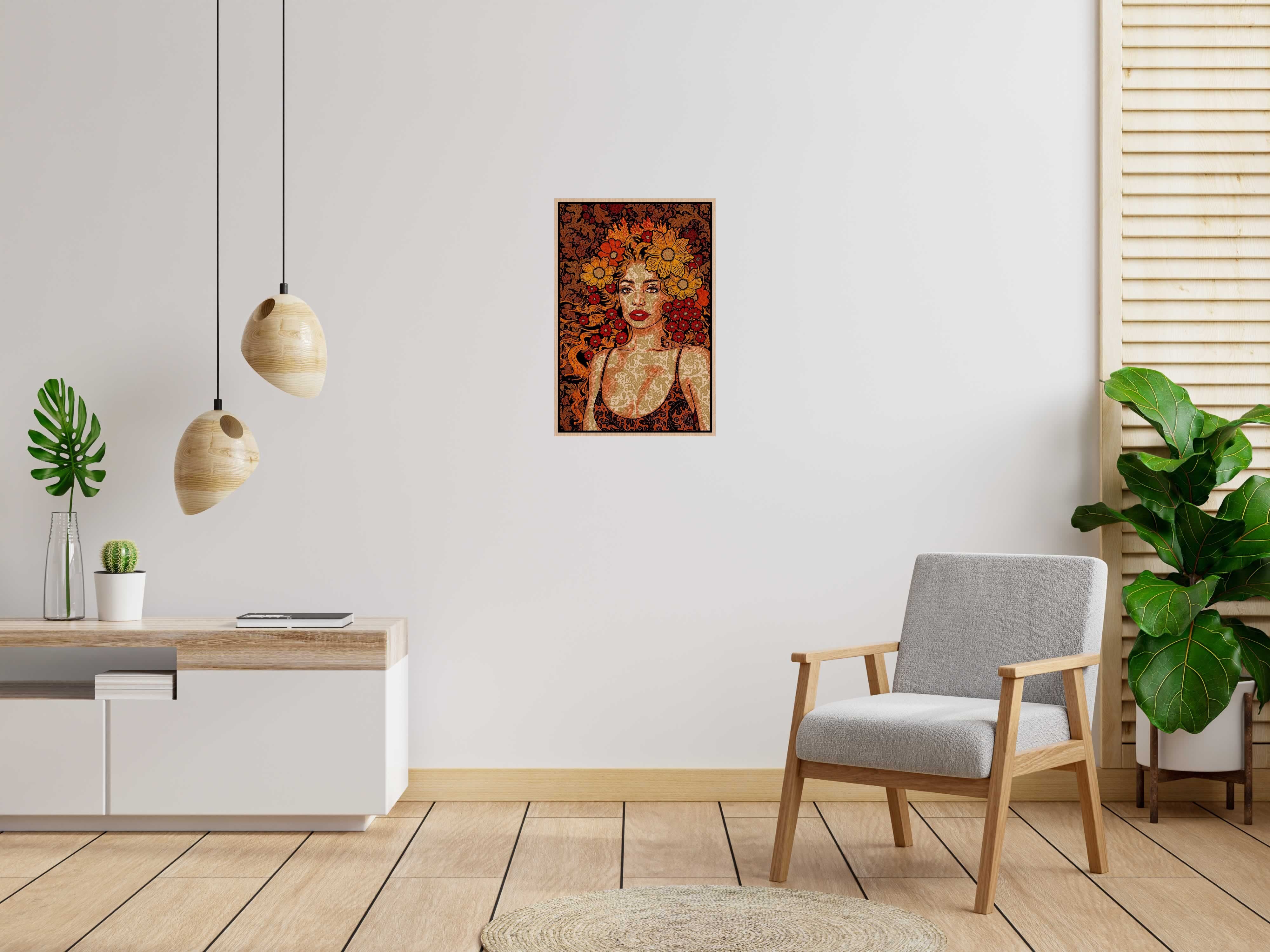 Editions d'art de CHUCK SPERRY a pour titre COURAGE WOOD PANEL style expo chuck dim : CHUCK SPERRYprix:3400