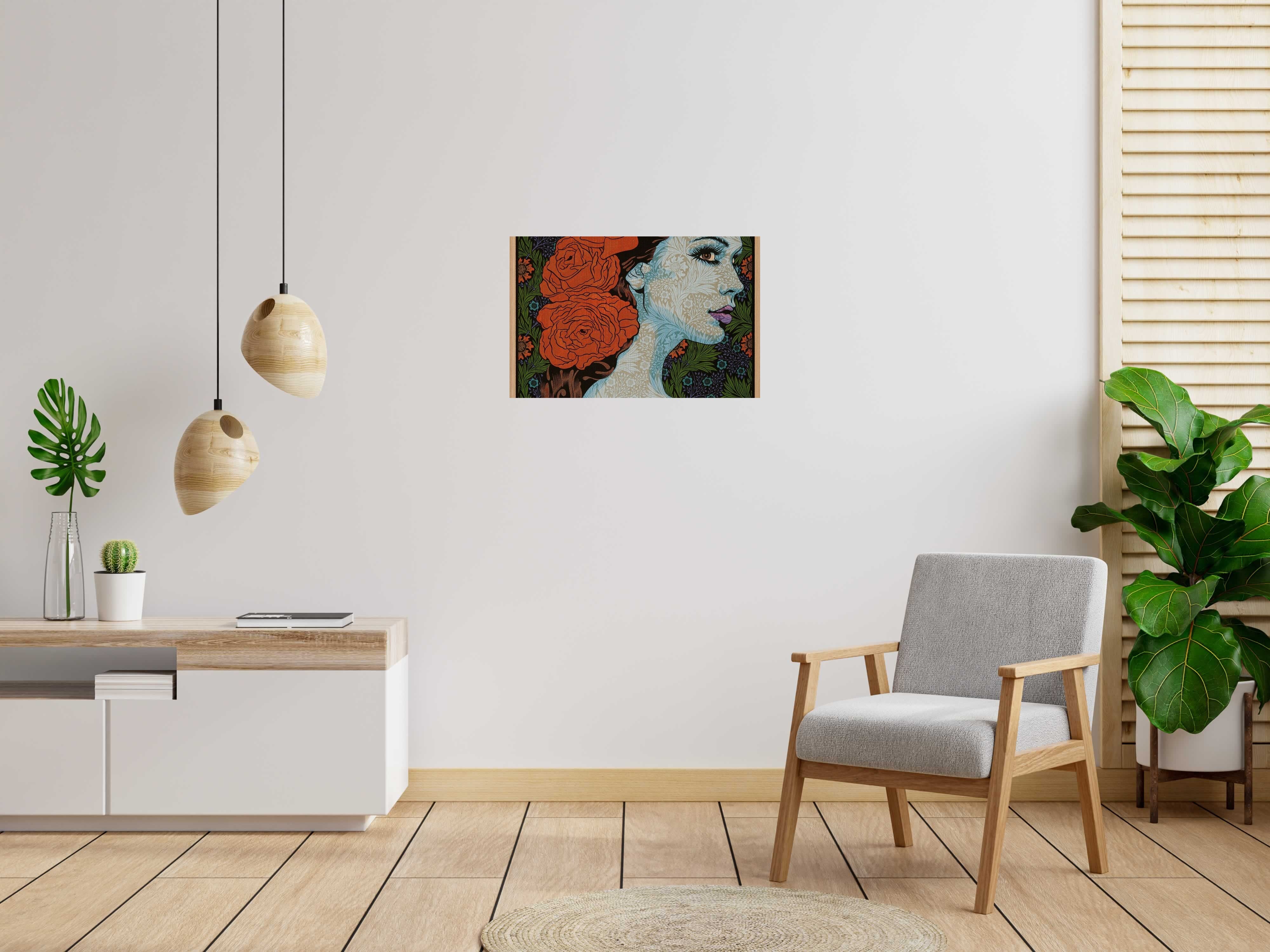Editions d'art de CHUCK SPERRY a pour titre MEDEA WOOD PANEL AP style expo chuck dim : CHUCK SPERRYprix:4250