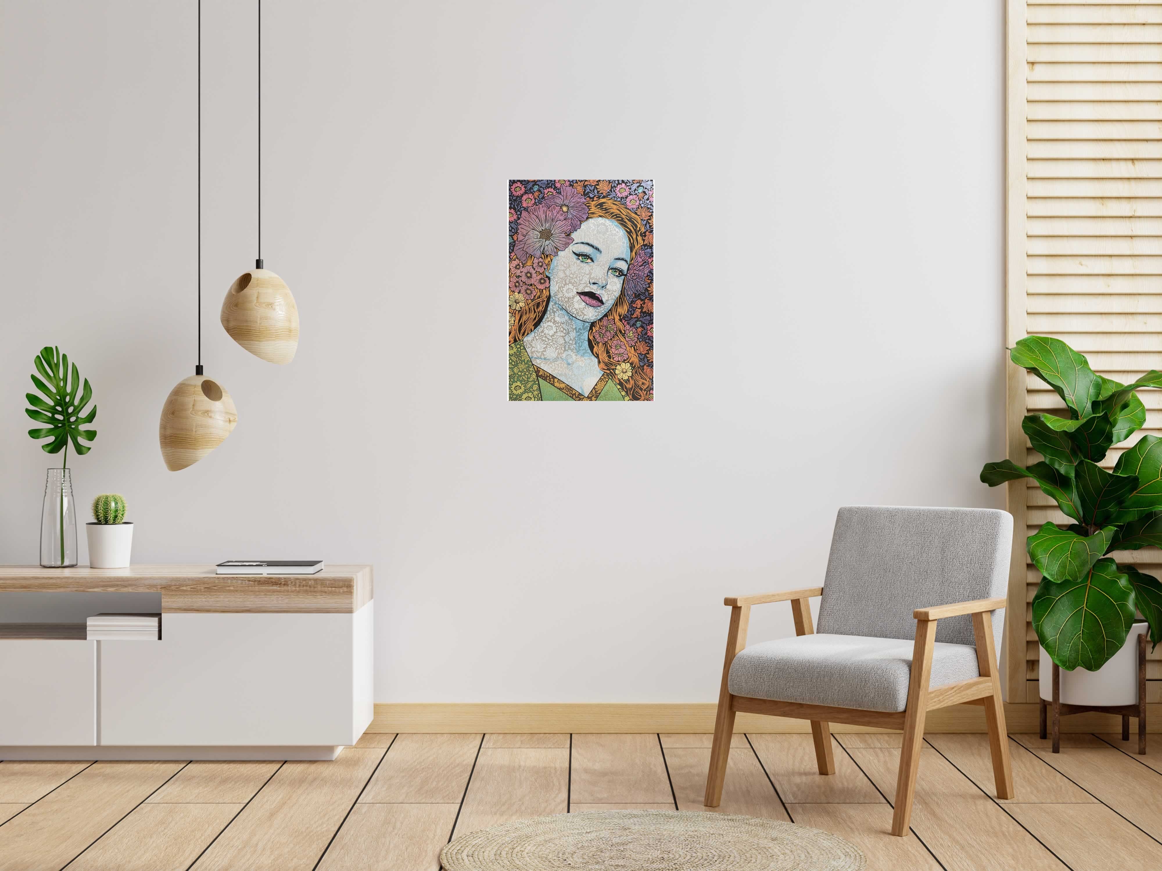 Editions d'art de CHUCK SPERRY a pour titre Astraea WOOD PANEL style expo chuck dim : CHUCK SPERRYprix:2150