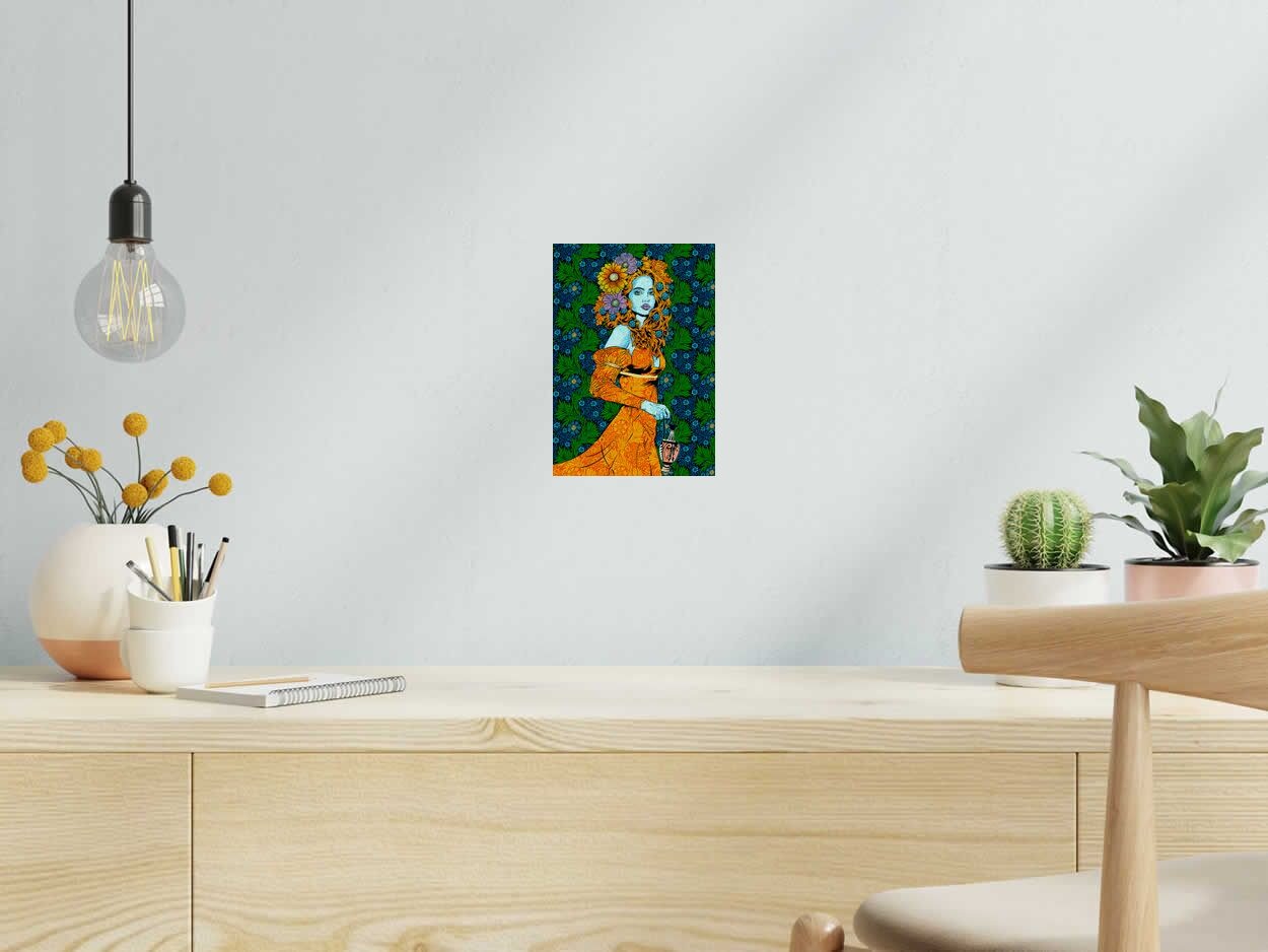 Editions d'art de CHUCK SPERRY a pour titre The Mystic Blotter AP style expo chuck dim : CHUCK SPERRYprix:150