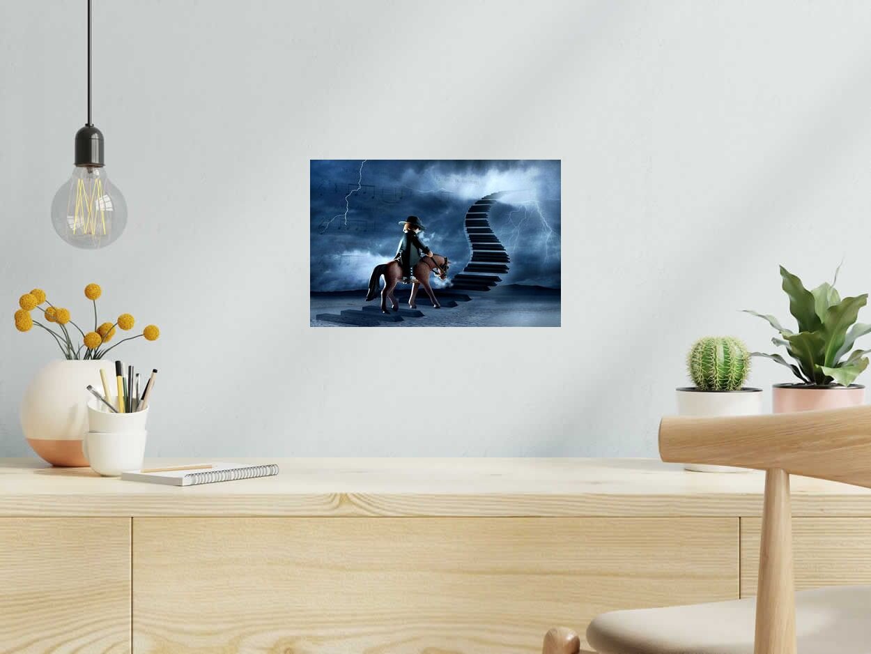 Photo de RICHARD UNGLIK a pour titre RIDERSTORM style graphique dim : RICHARD UNGLIKprix: