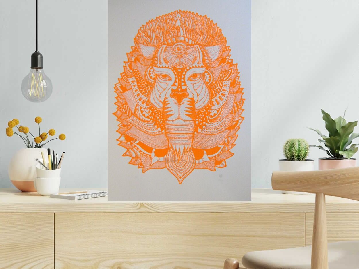 Editions d'art de JIBE a pour titre AKWABA style graphique dim : JIBEprix:
