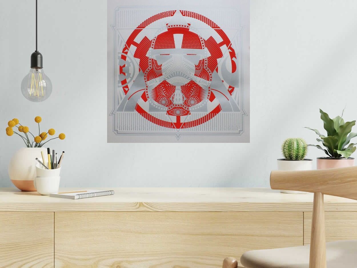 Editions d'art de JIBE a pour titre STORM TROOPER style graphique dim : JIBEprix: