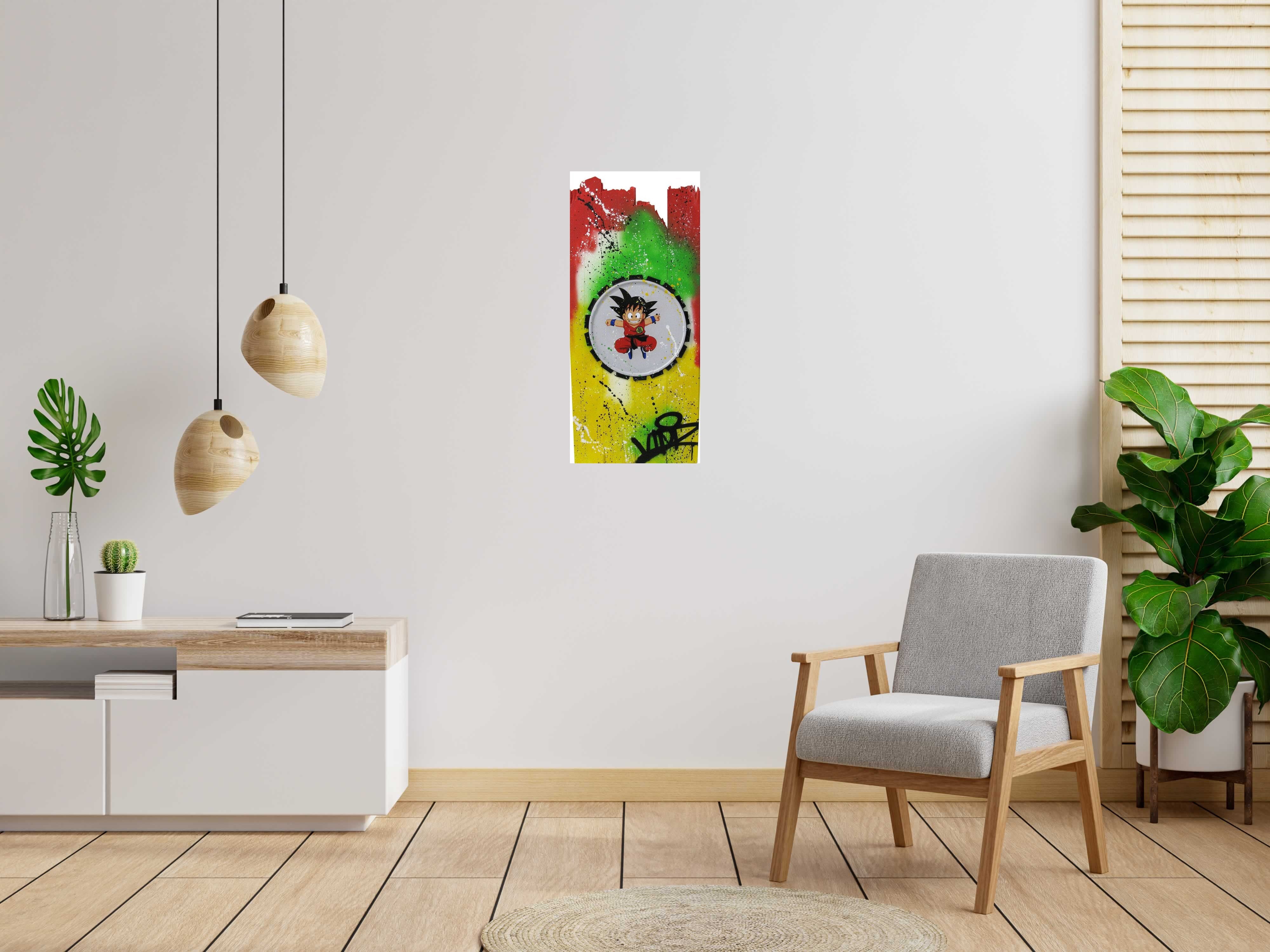 Tableau de VIDIZ a pour titre NO BALL style graphique dim : VIDIZprix:
