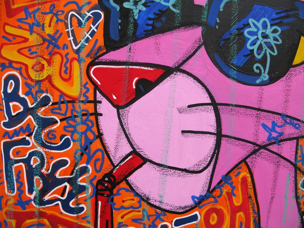 Tableau de RICO SAB a pour titre Olé style street pop art, street art dim : RICO SABprix:290