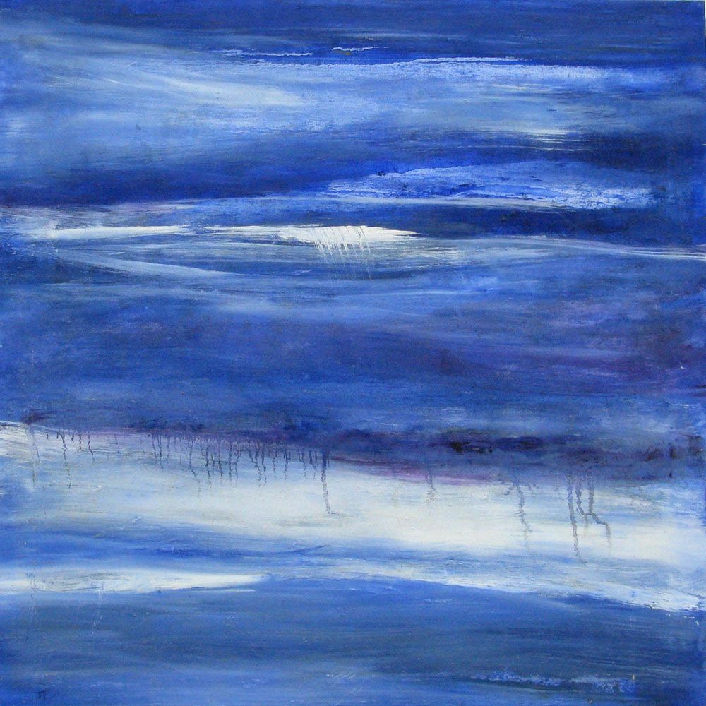 Tableau de PASCALE JACQUEMOND a pour titre AQUA 2 style abstrait dim : PASCALE JACQUEMONDprix: