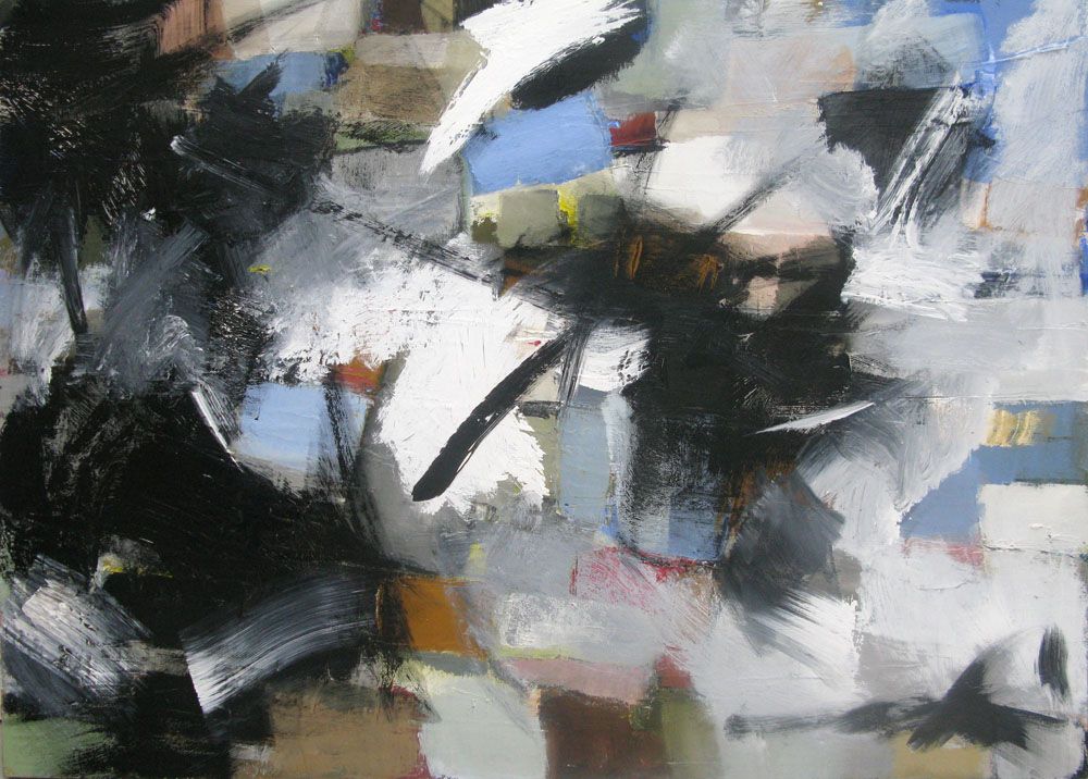 Peinture abstraite grande taille SONGE 10-04 – JM BARROIS – 97 × 130 cm