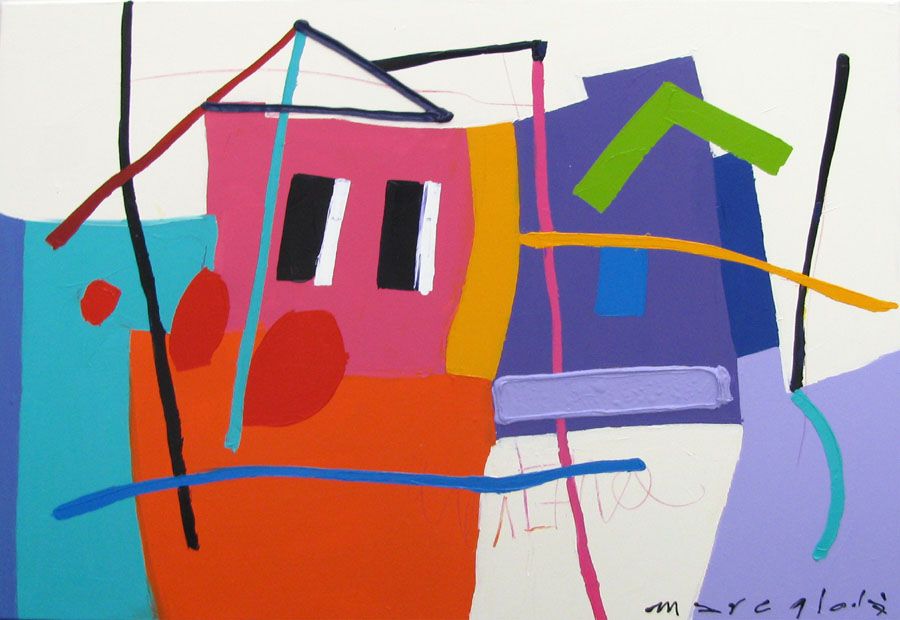 Peinture abstraite grande taille LA TEXTURA – MARCELLO CID SAINT JEAN – 89 × 116 cm