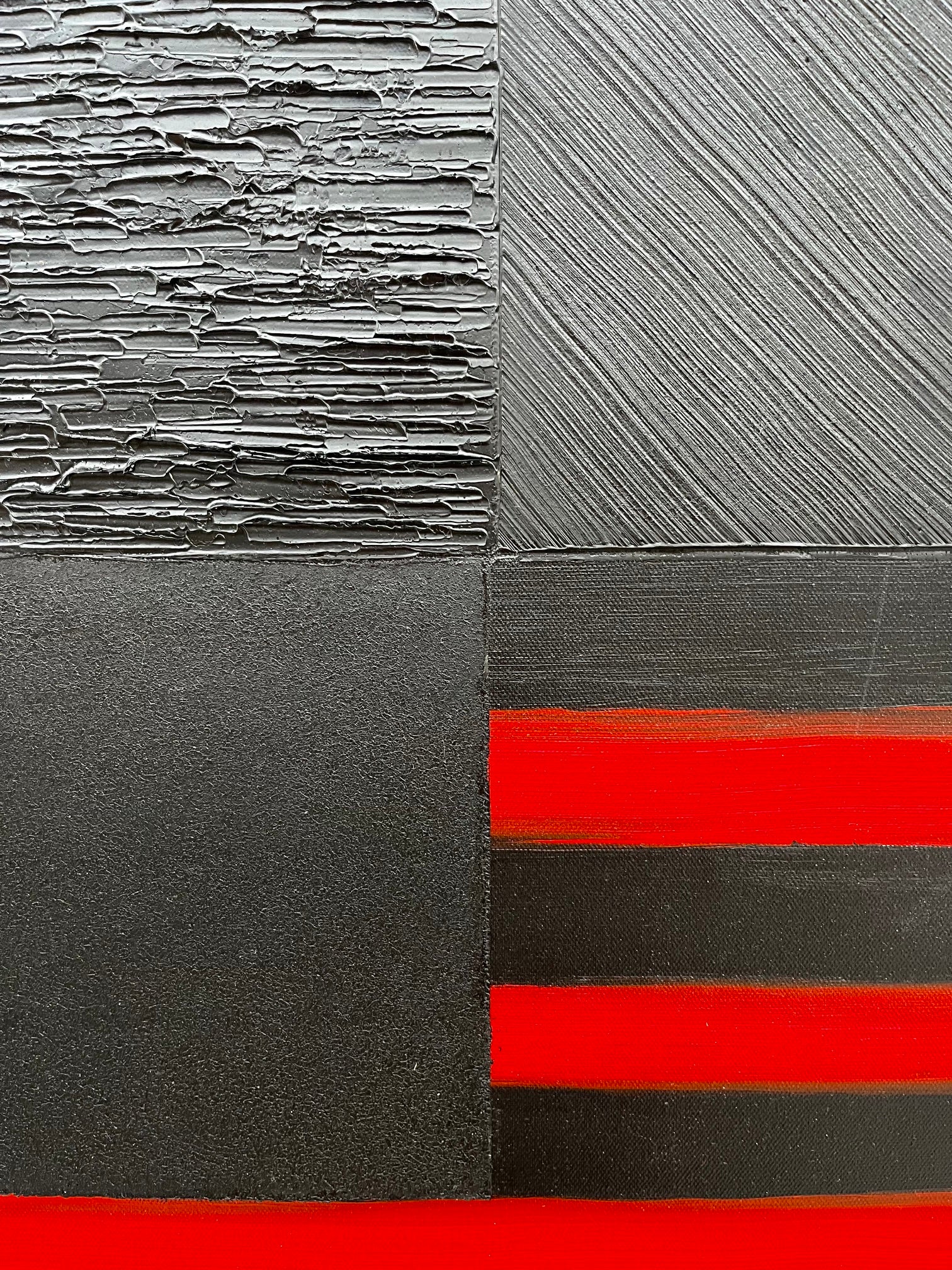 Peinture peinture 02-2026-01 de ALAIN BECANNE dans un intérieur – 100 × 50 cm