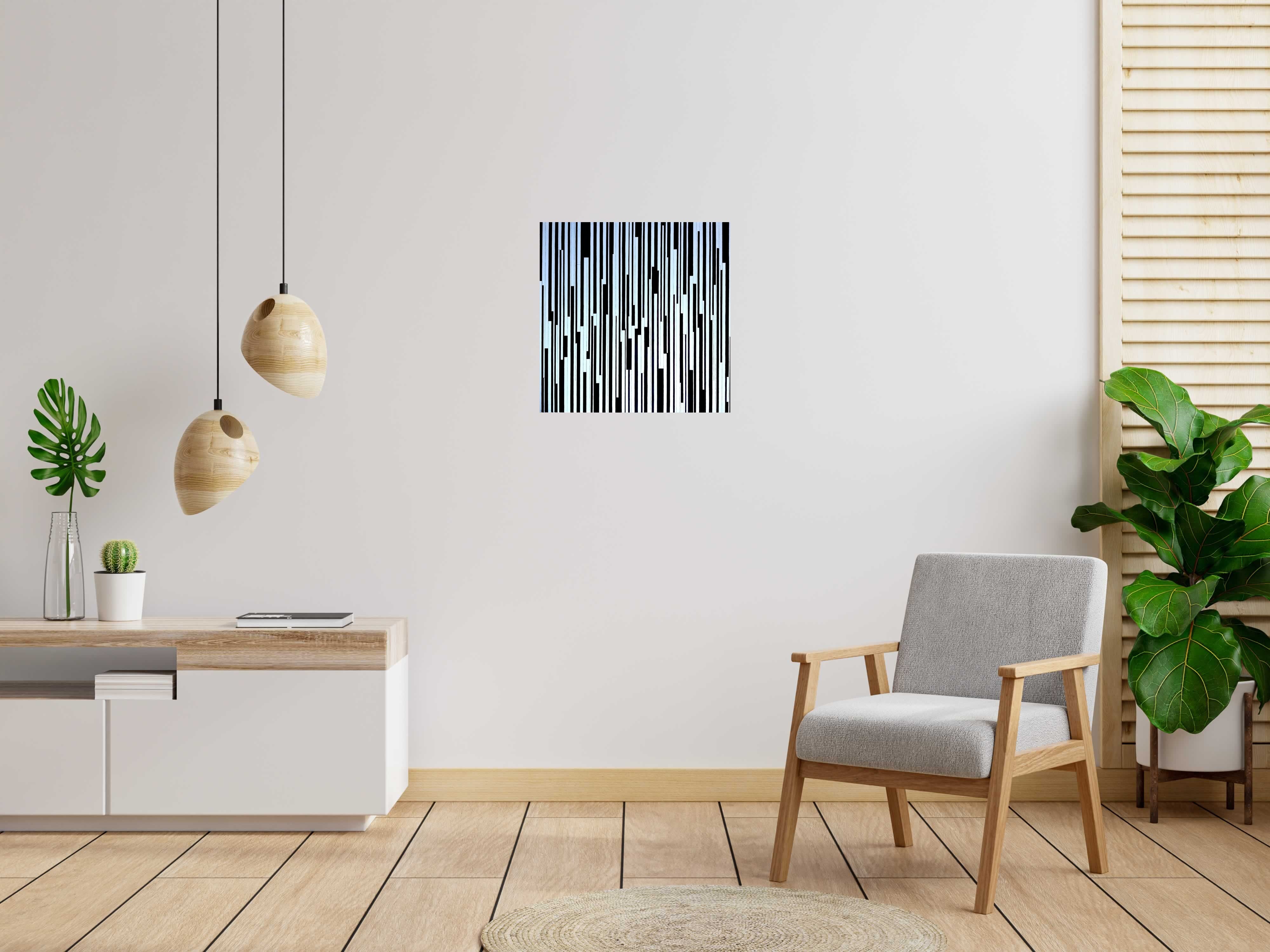 Peinture The Door de NASH dans un intérieur – 60 × 60 cm