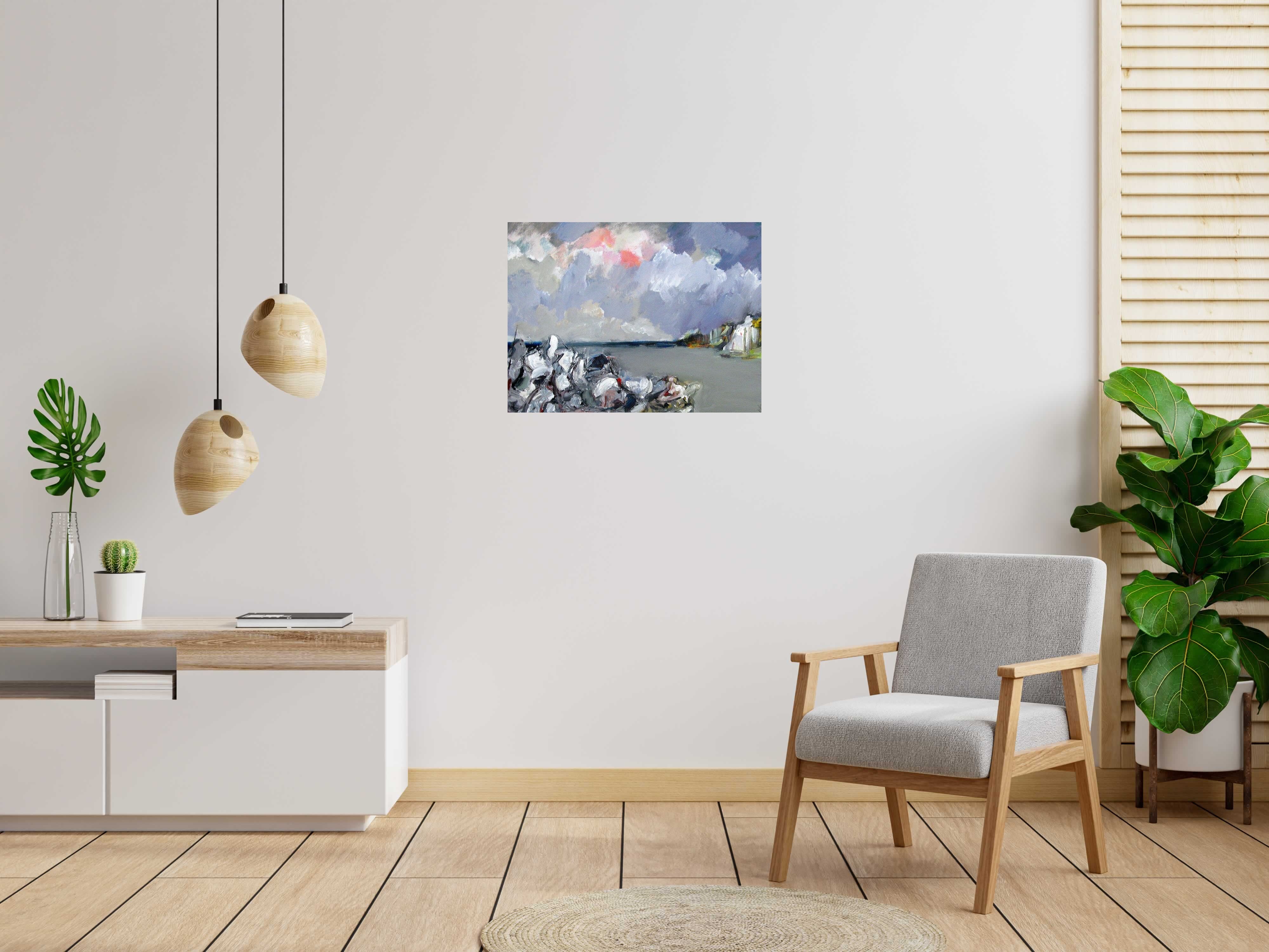 Peinture LA COTE - 2 de IVAN TZONEV dans un intérieur – 60 × 80 cm