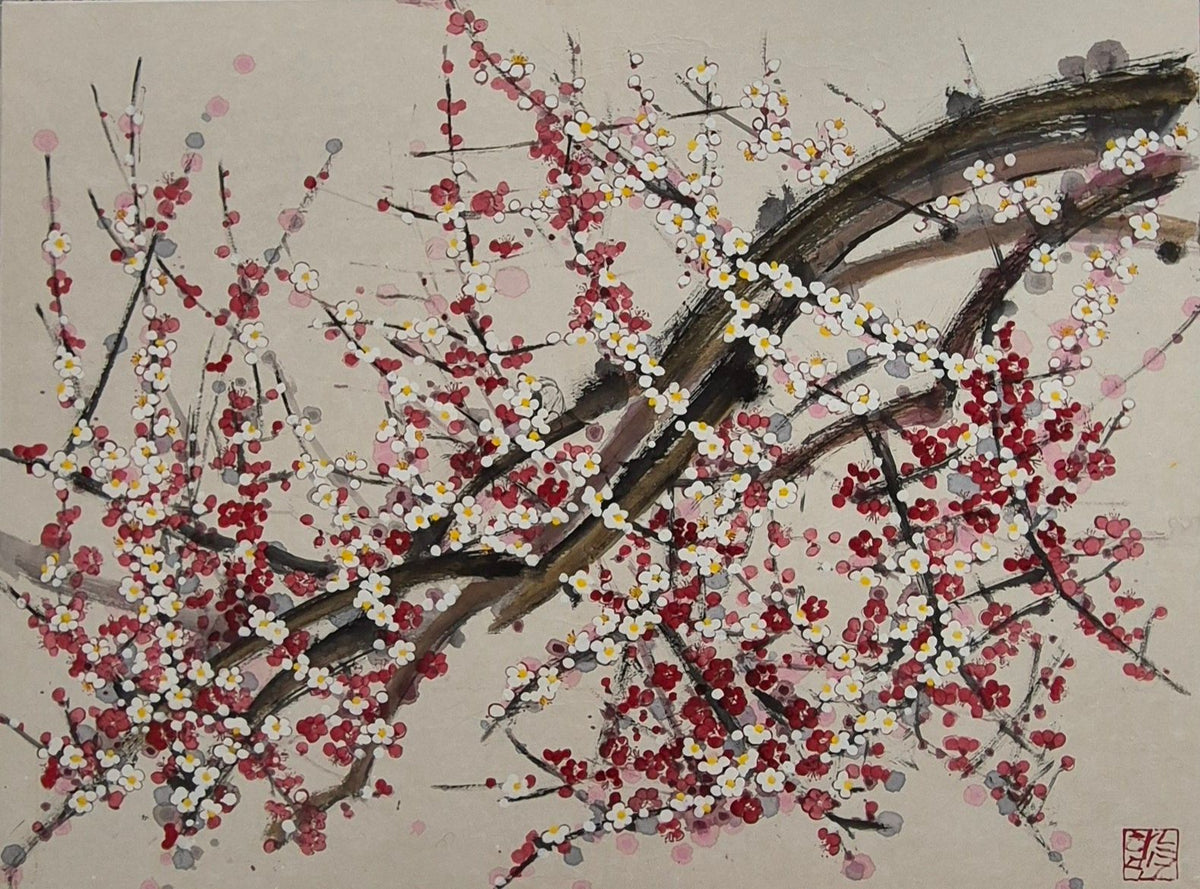 Peinture figurative très grand format Ensemble – JEONG MIN LEE – 130 × 97 cm