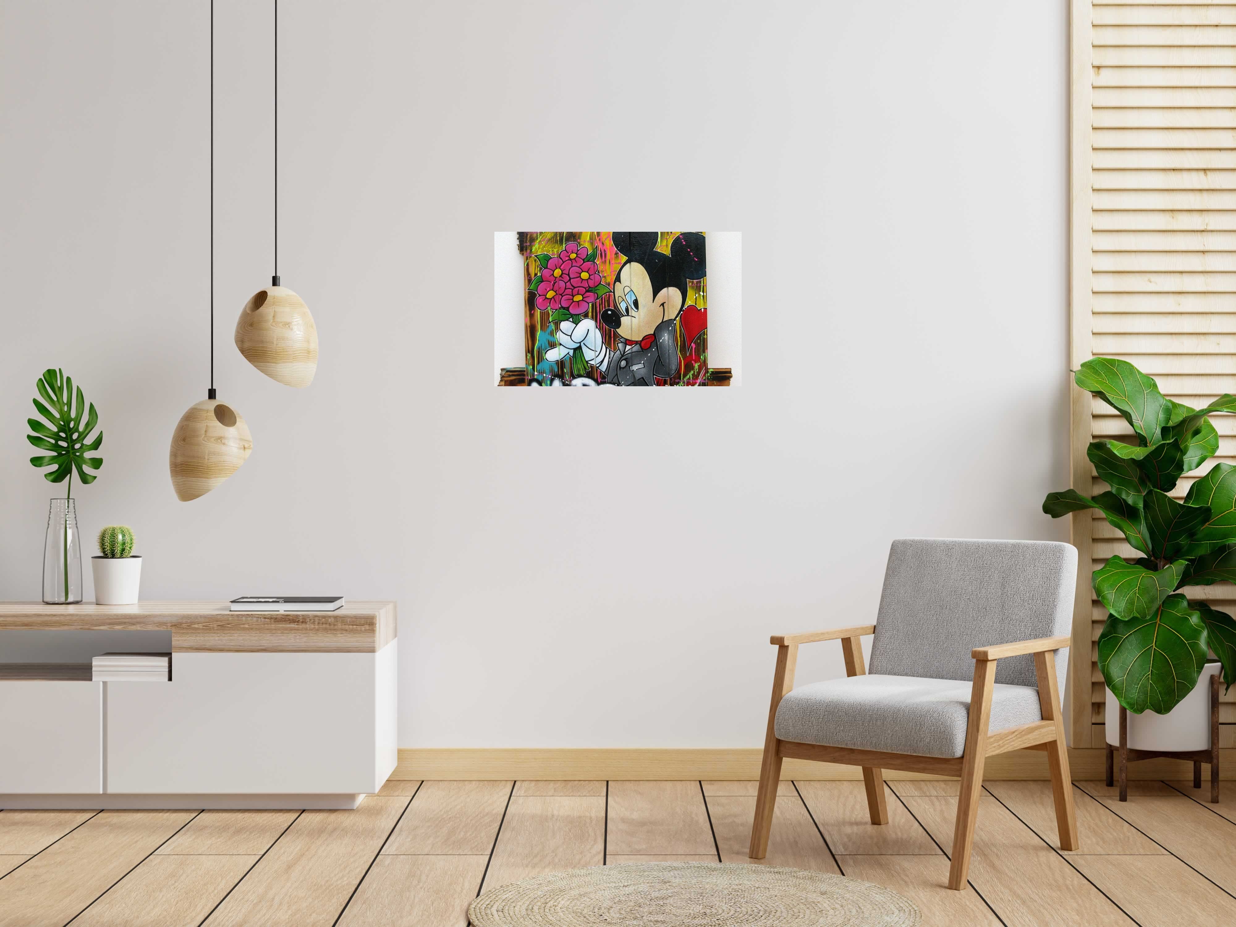 Peinture MARRY ME de JUG dans un intérieur – 50 × 80 cm