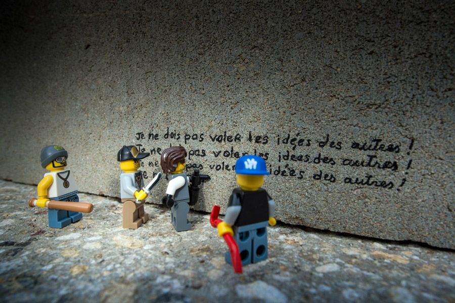 Photographie figuratif petit format JE NE DOIS PAS – SAMSOFY – 24 × 36 cm