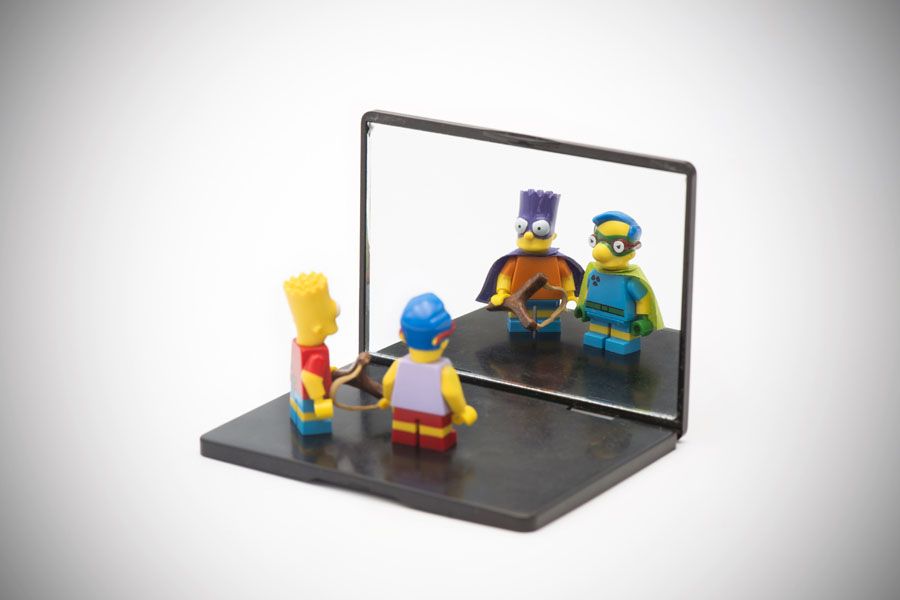 Photographie graphique petit format LES SUPERHEROS – SAMSOFY – 24 × 36 cm
