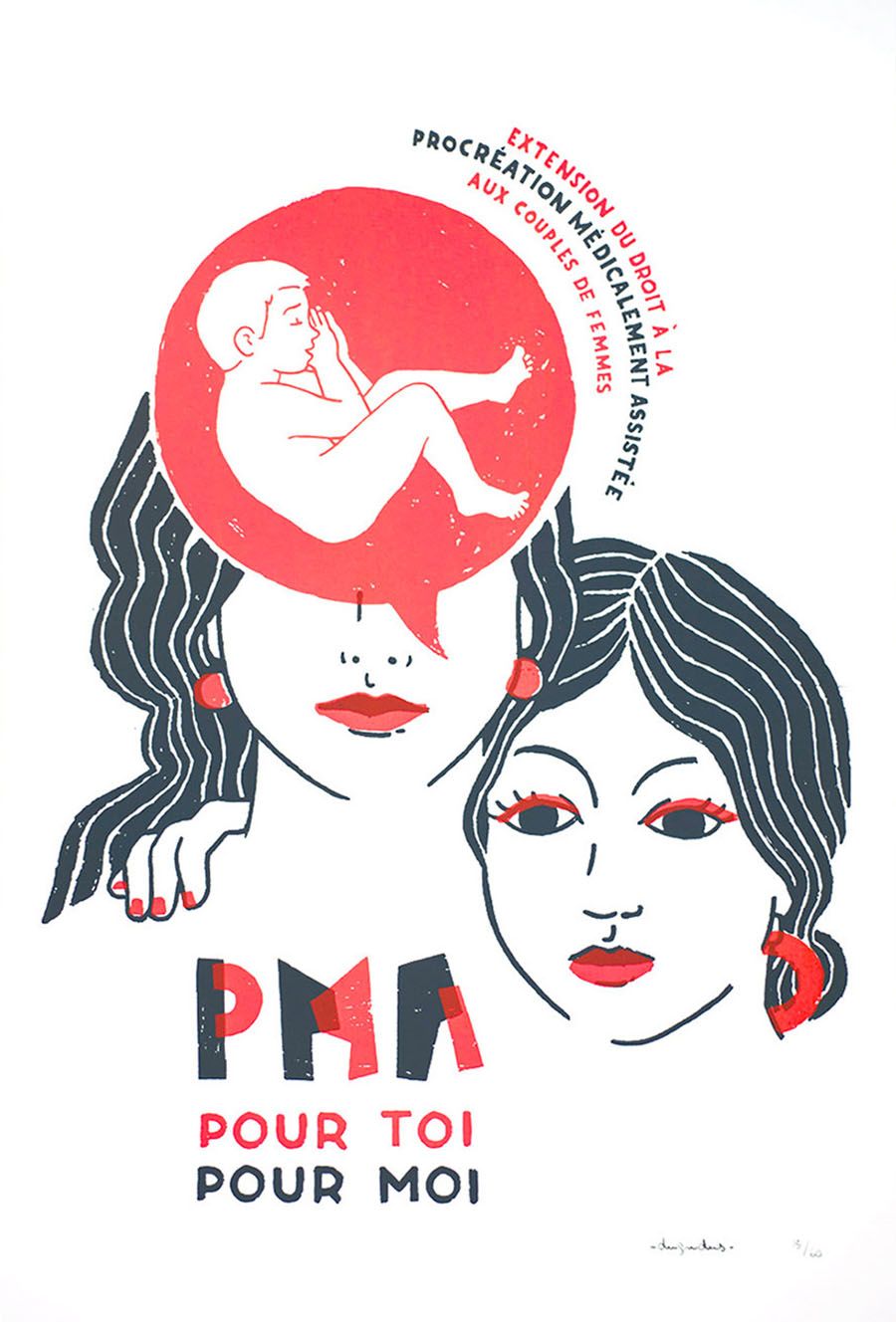 Editions d'art de DUGUDUS a pour titre PMA style graphique dim : DUGUDUSprix:50