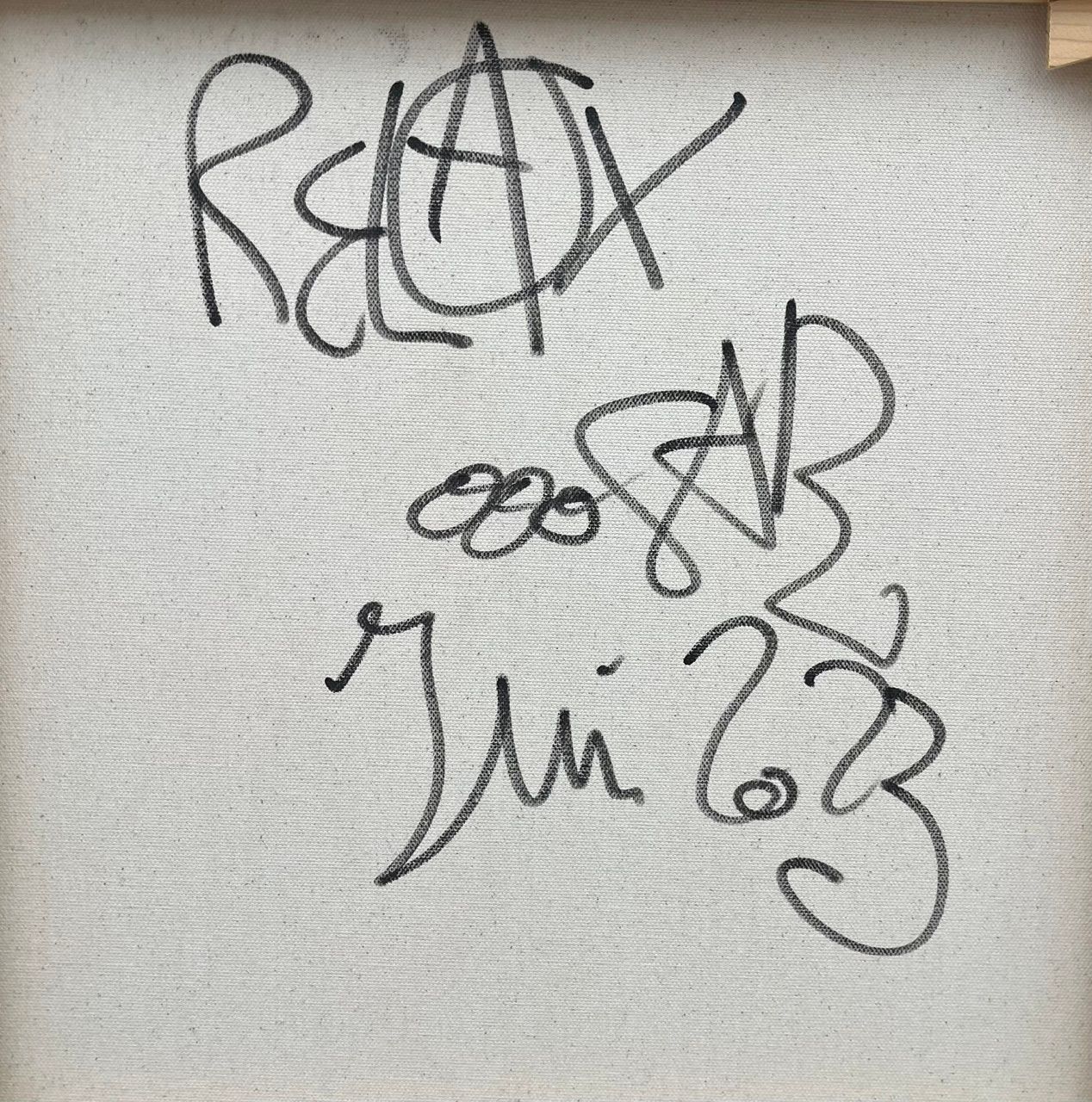 Tableau de RICO SAB a pour titre Relax style street pop art, street art dim : RICO SABprix:600