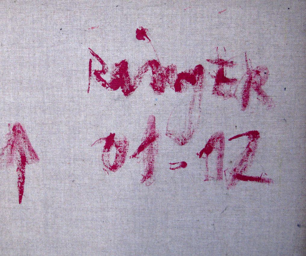 Tableau de RINGER HERVE a pour titre SANS TITRE style abstrait dim : RINGER HERVEprix:1600