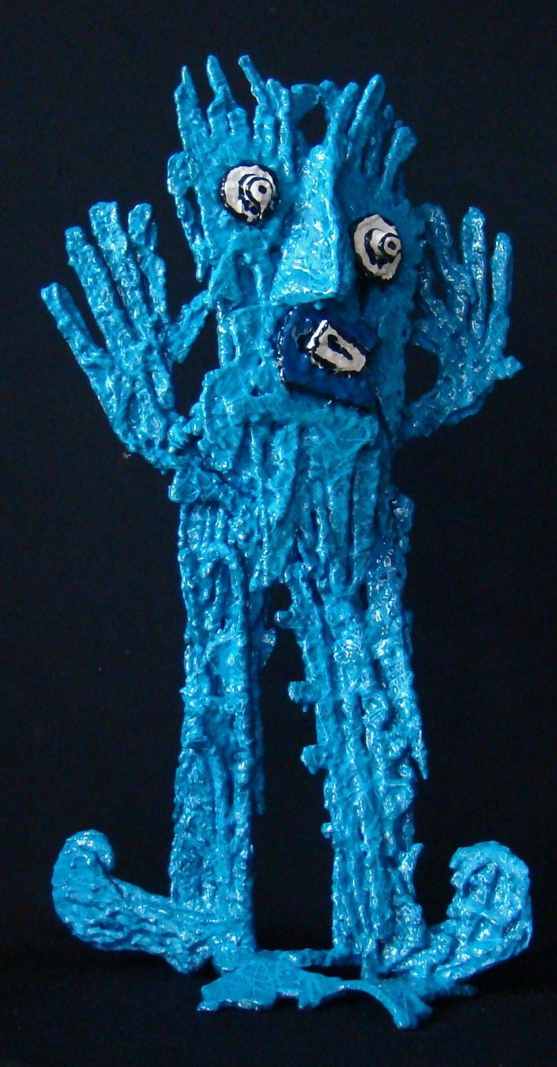 Sculpture graphique moyen format Ce n'est pas moi – MICHADU – 36 × 65 cm