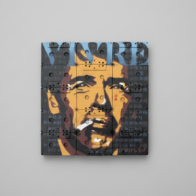 Sculpture Vivre - Jacques Brel de MR MELODY pour — assorti – 30 × 32 cm