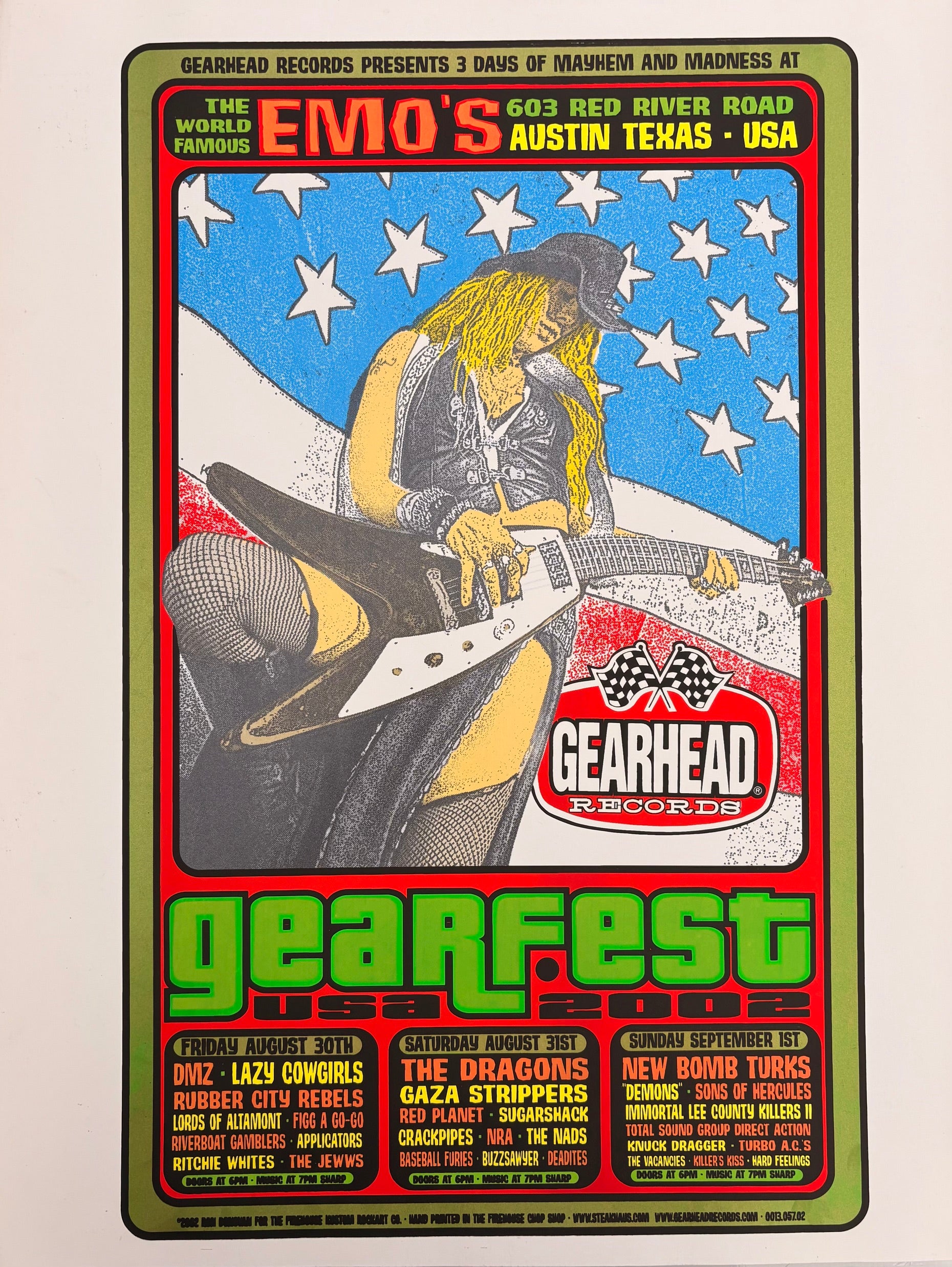 Serigraphie archives chuck sperry moyen format GEARFEST 2002 – CHUCK SPERRY – 64 × 48 cm
